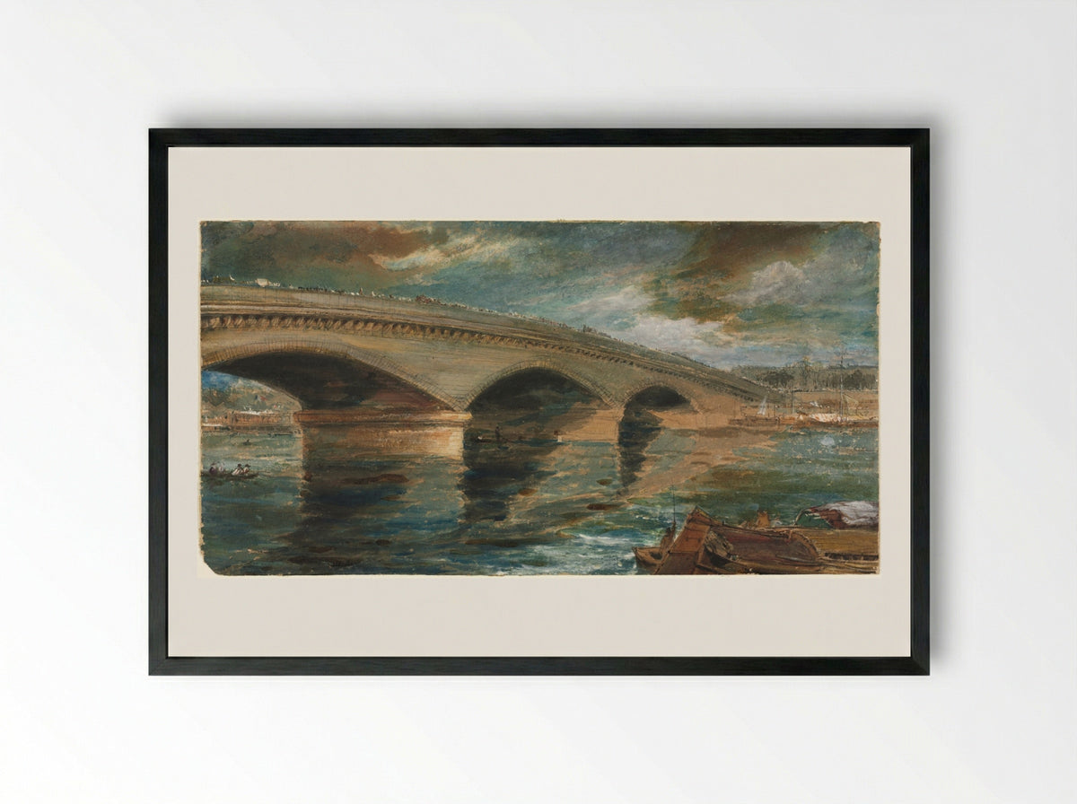 London Bridge - James Holland - Framed Print Black