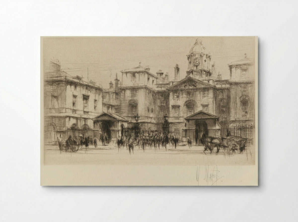 London Set: Horseguards - William Walcot - Poster