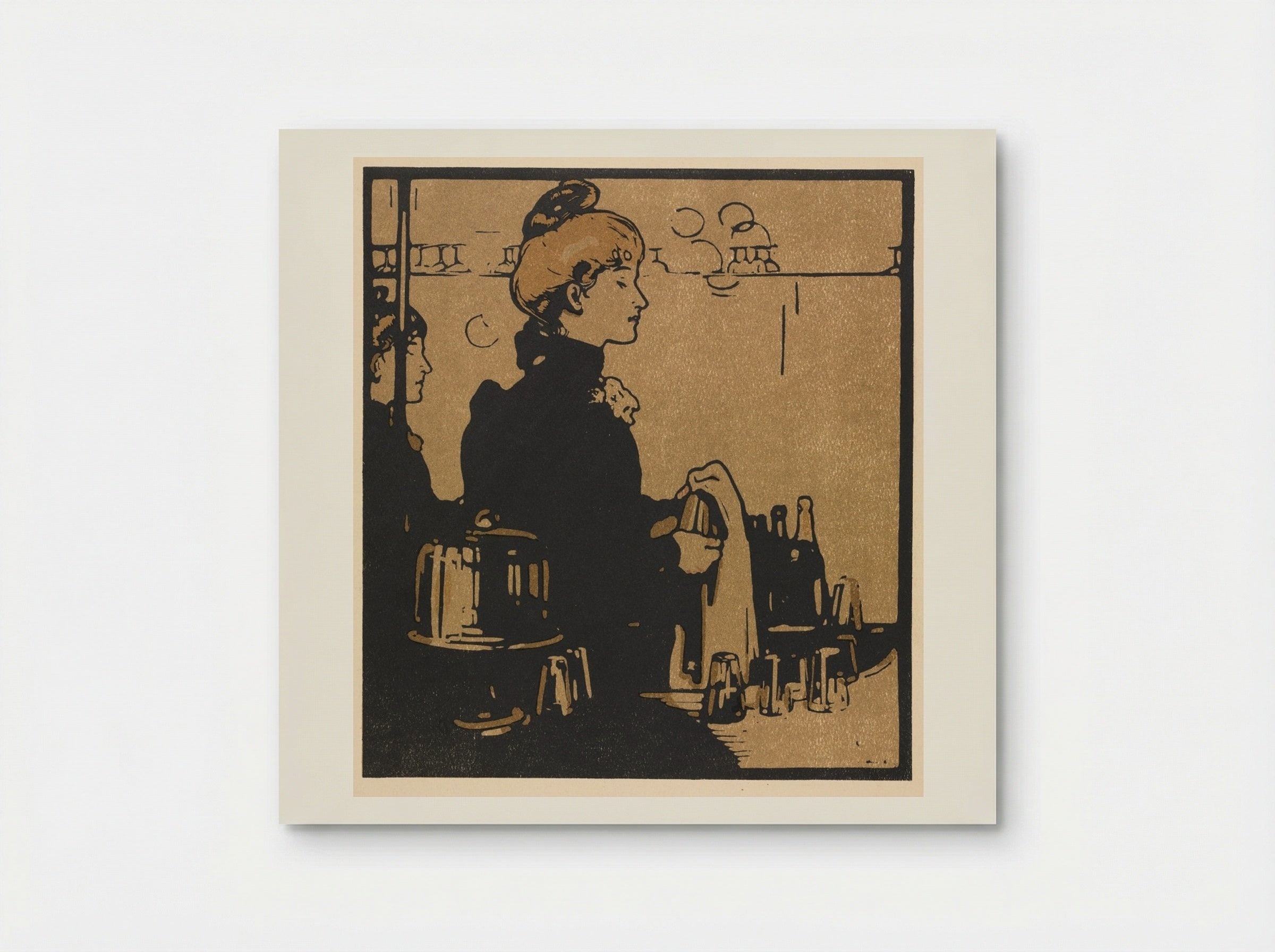 London Types: Barmaid - William Nicholson - Poster