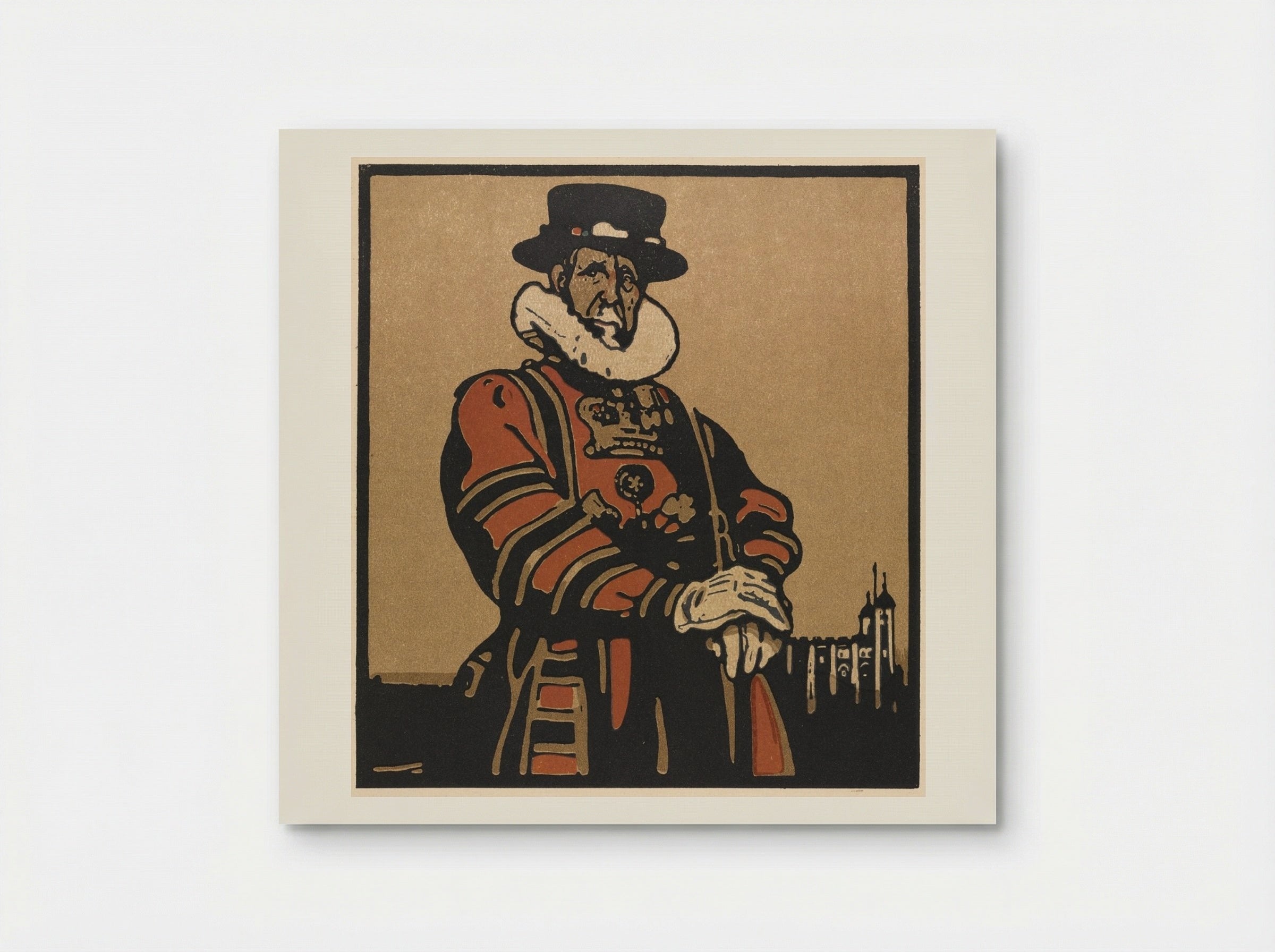 London Types: Beefeater - William Nicholson - Poster