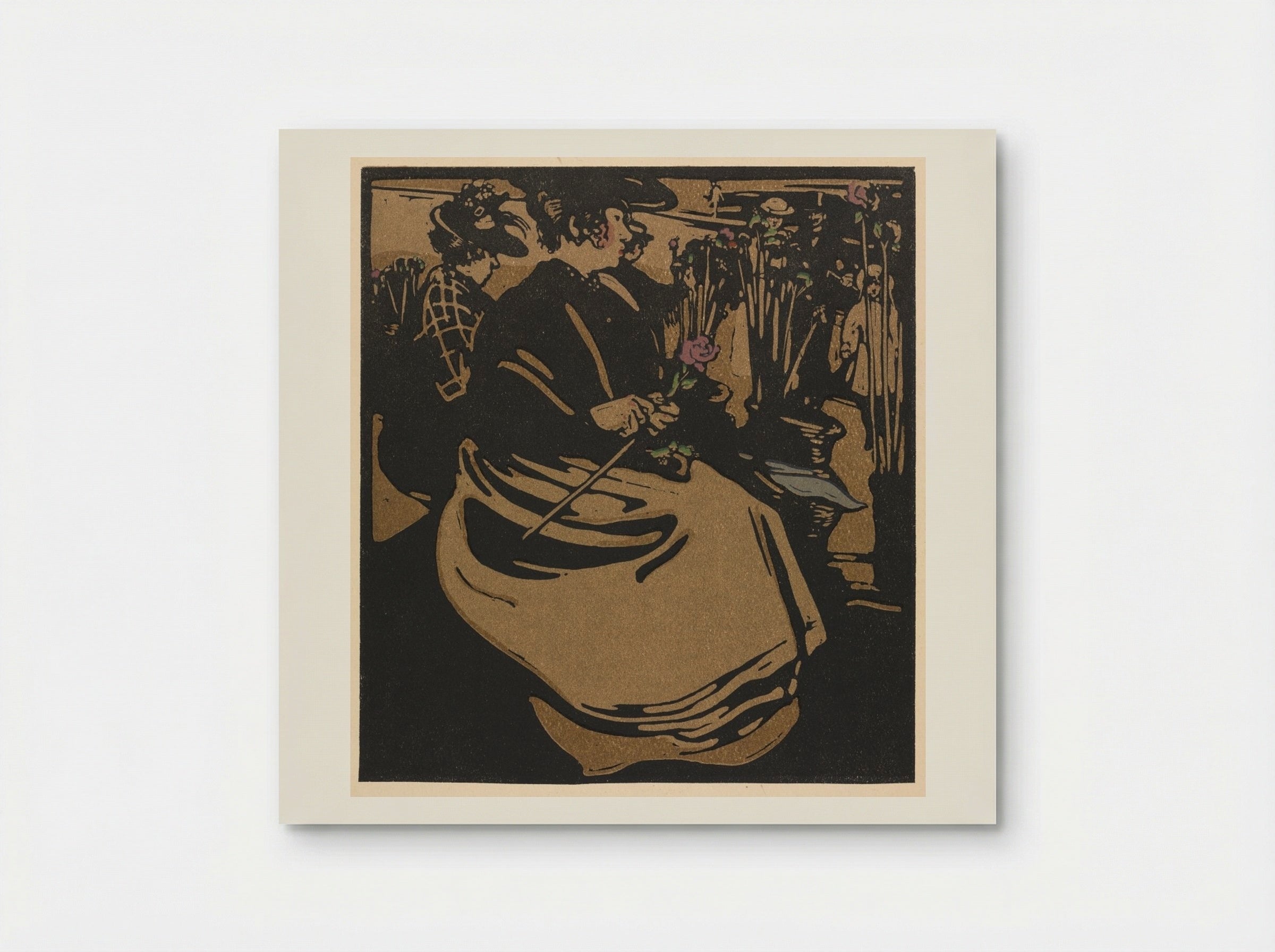 London Types: Flower Girl - William Nicholson - Poster