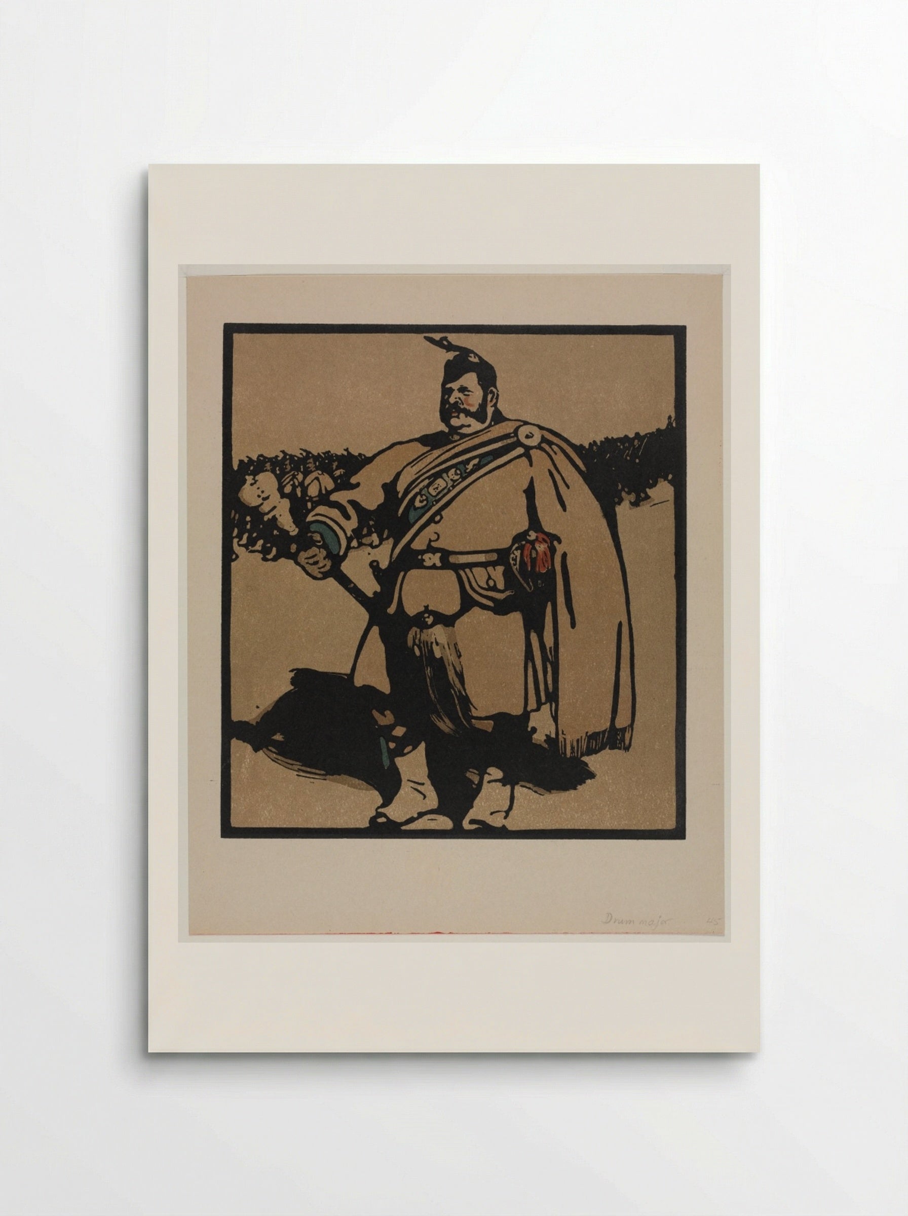 London Types: The Drum Major - William Nicholson - Poster
