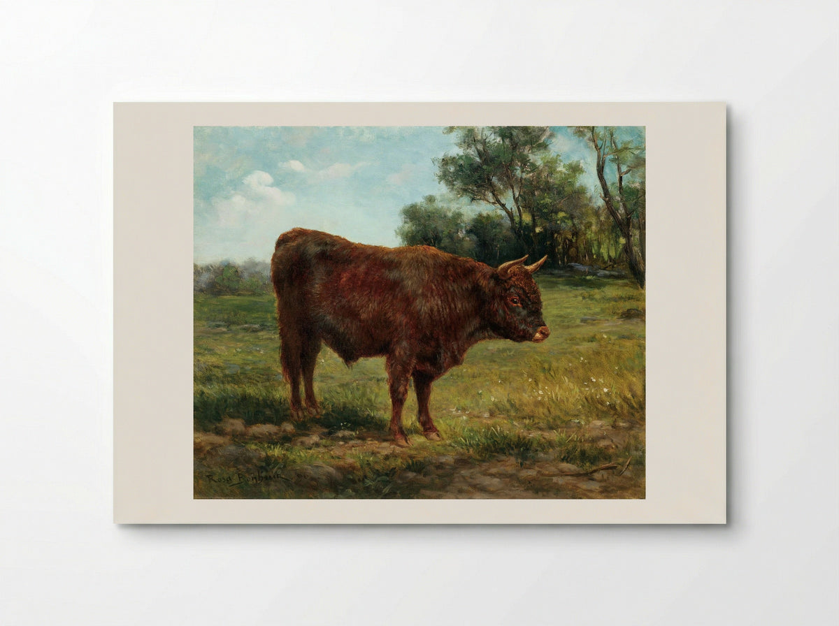 Longhorn Bull in a Landscape - Rosa Bonheur - Poster