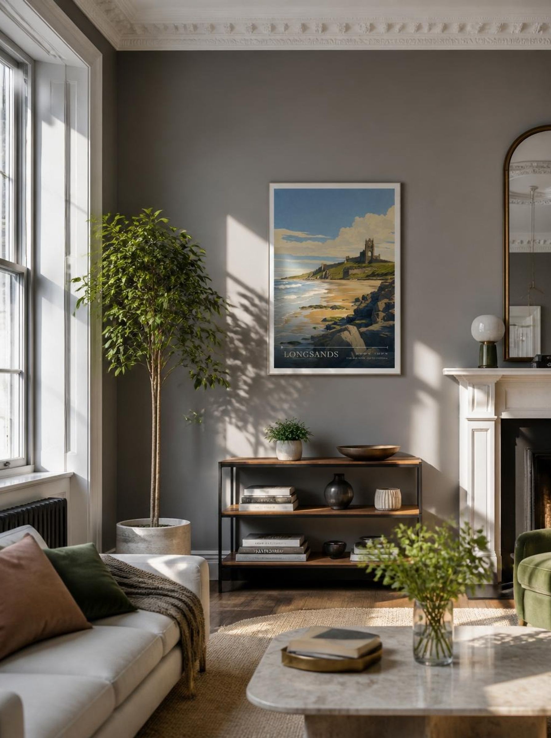 Longsands Tyne and Wear United Kingdom Travel Poster - Lifestyle