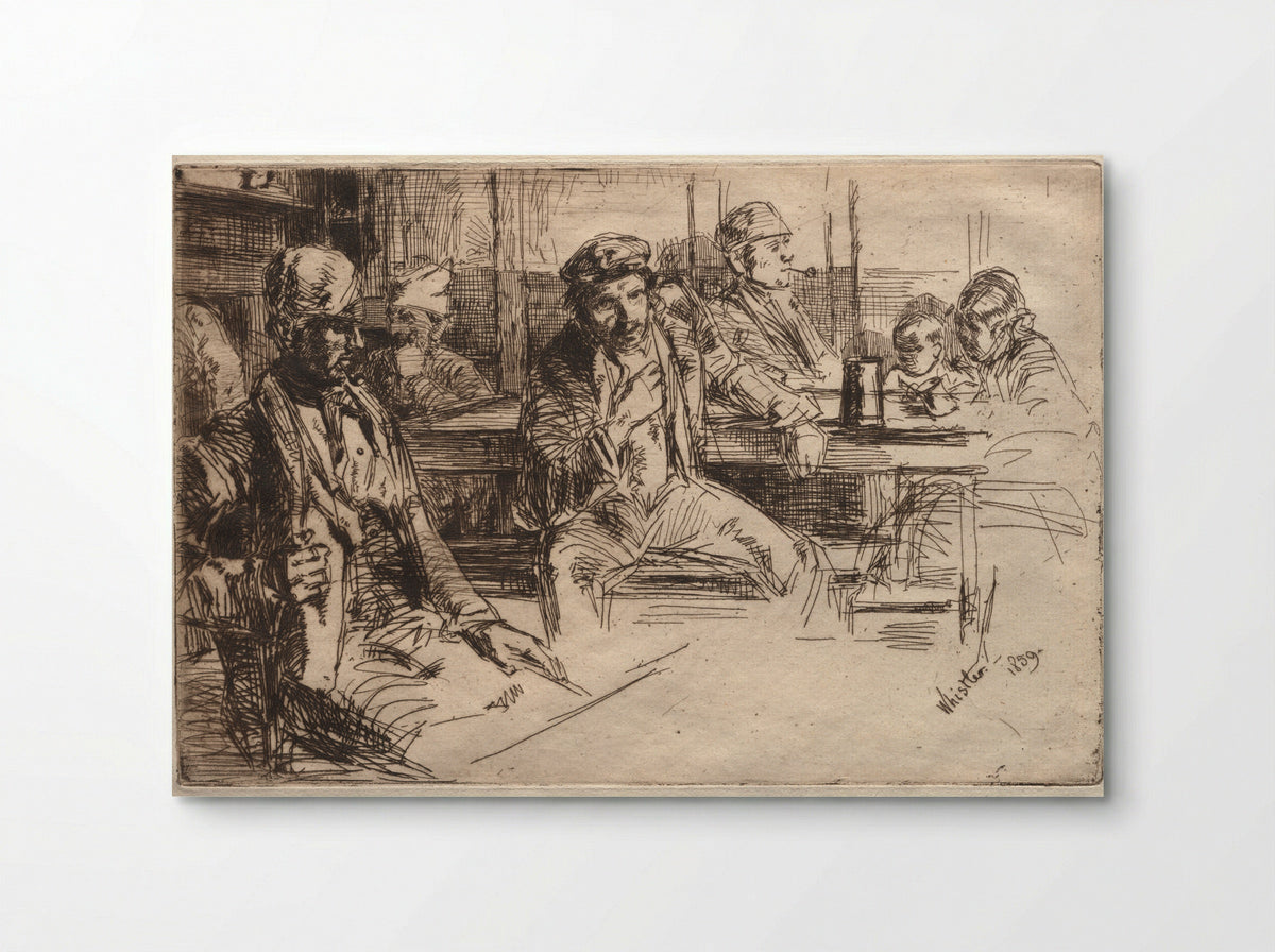 Longshoremen - James McNeill Whistler - Poster