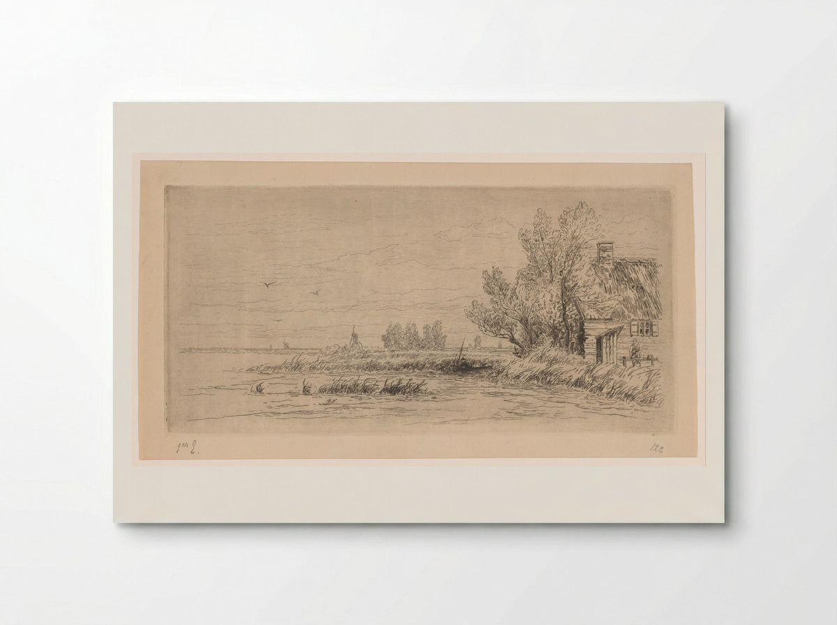 Loosdrechtse Plassen - Carel Nicolaas Storm van 's-Gravesande - Poster