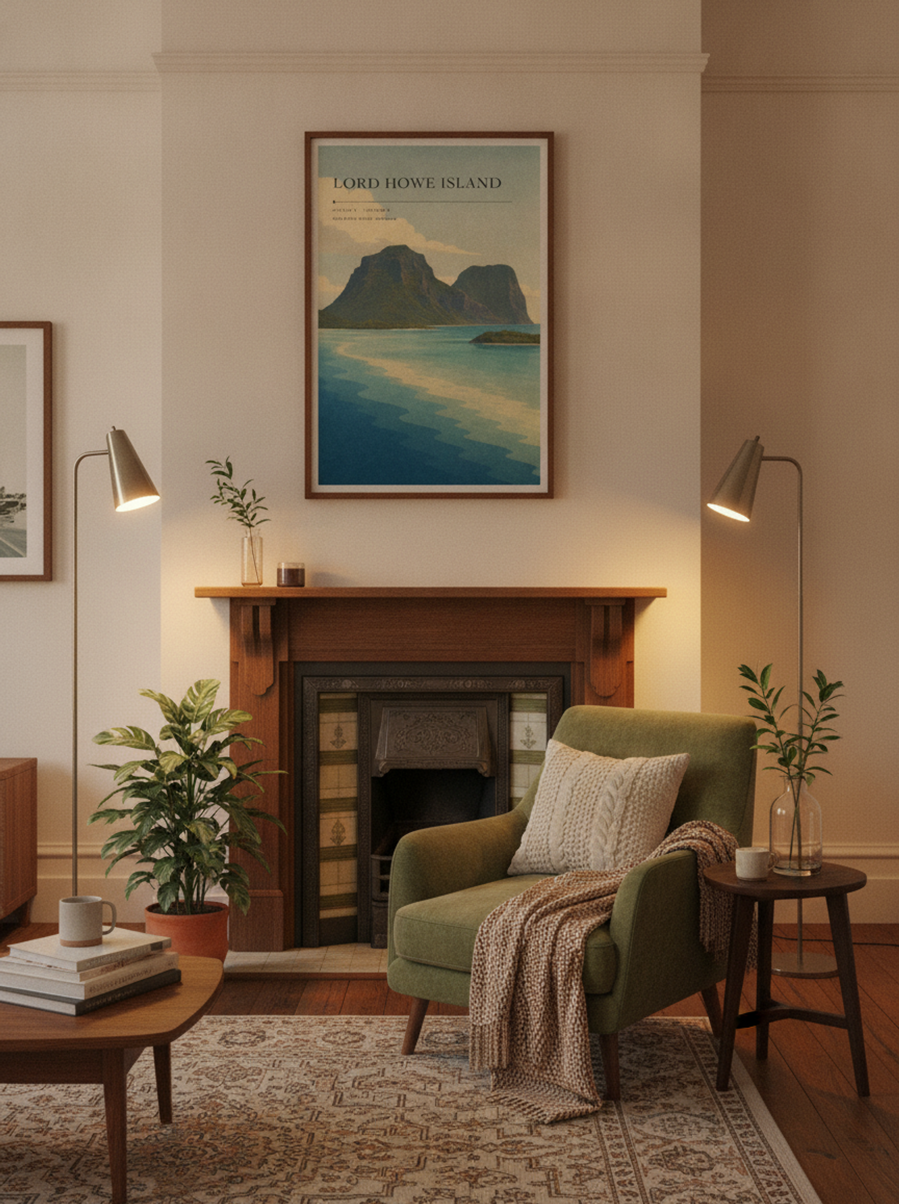 Lord Howe Island Travel Poster Artwork - Lifestyle