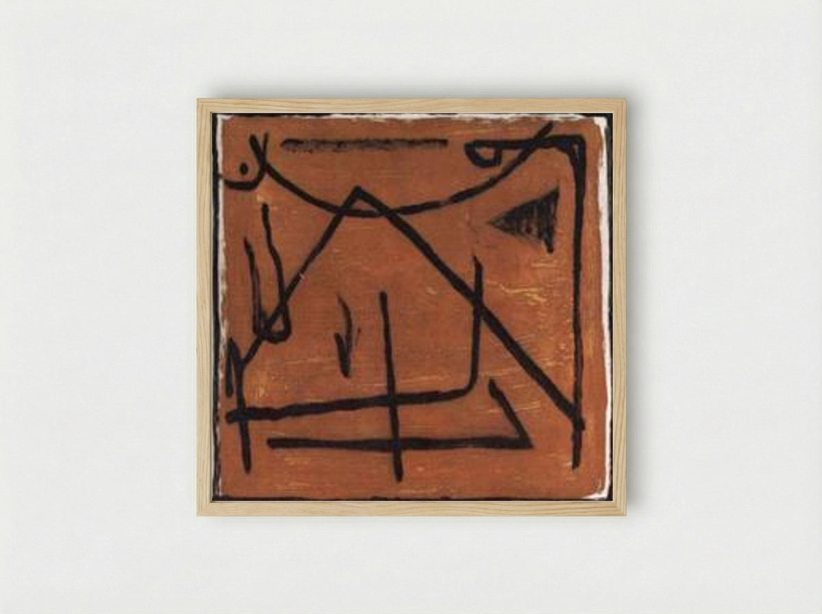 Los elementos III (Tierra) - Joan Miró - Framed Print Wood