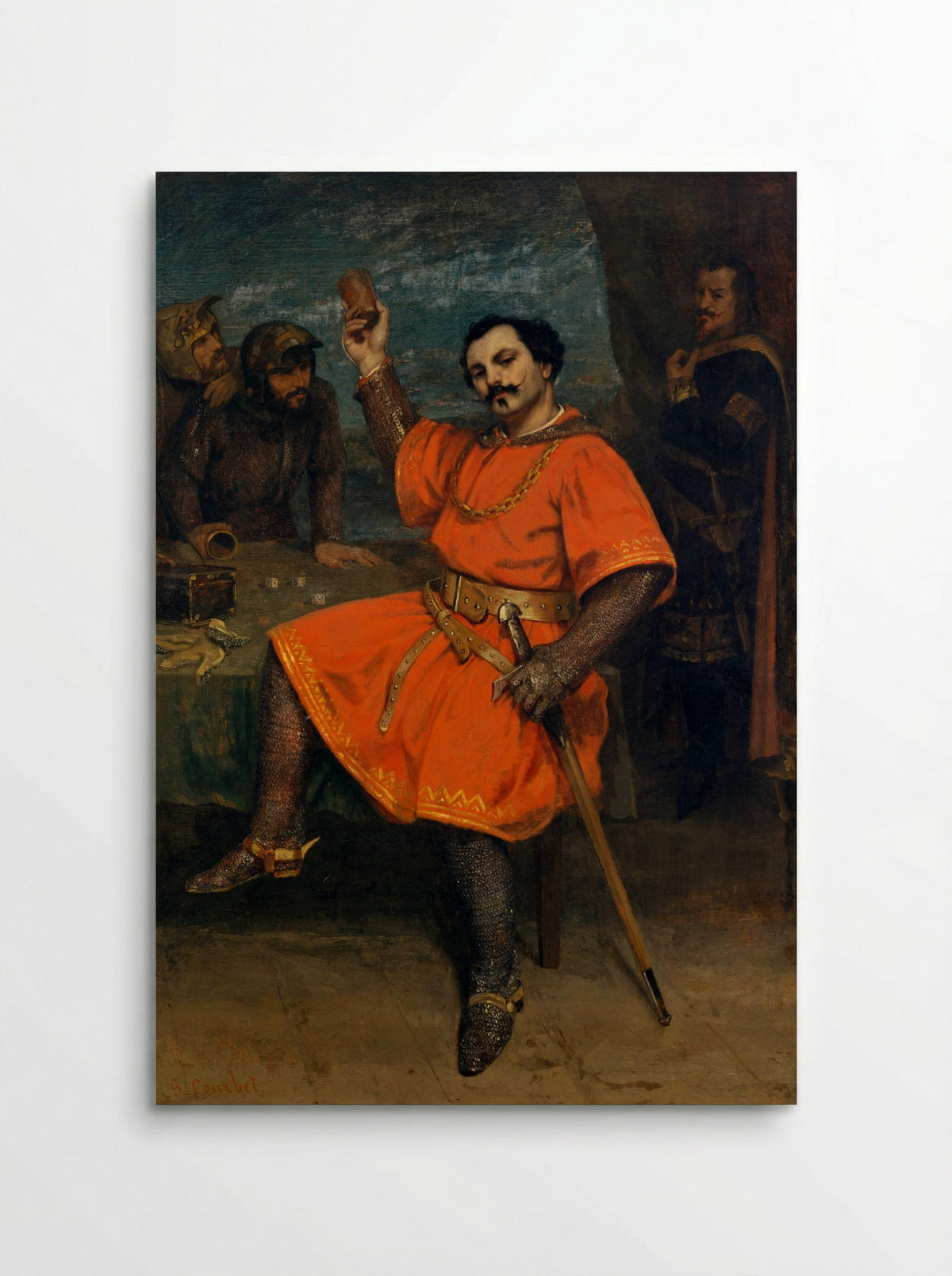 Louis Gueymard as Robert le Diable - Gustave Courbet - Poster
