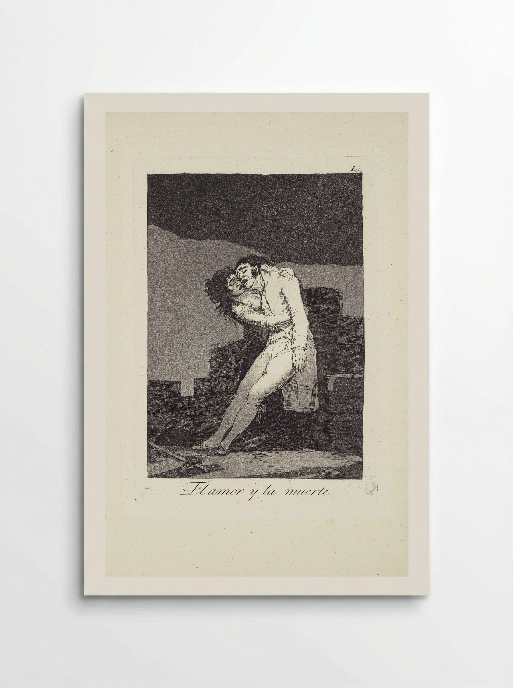 Love and Death - Francisco José de Goya y Lucientes - Poster