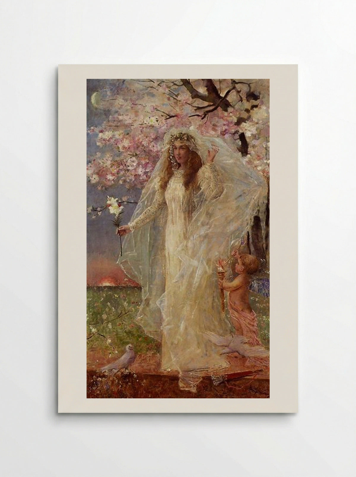 Love and Marriage - Alfred Stevens - Poster