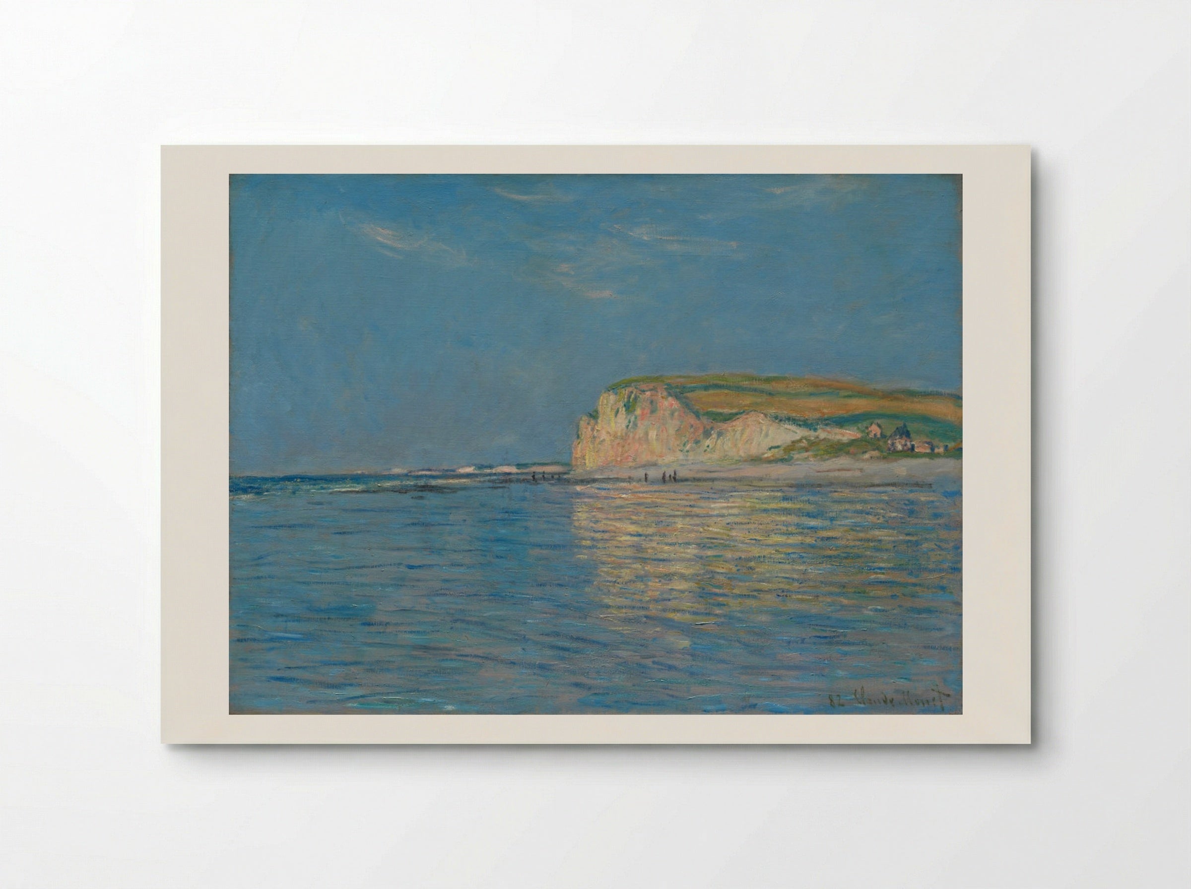 Low Tide at Pourville, near Dieppe - Claude Monet - Poster