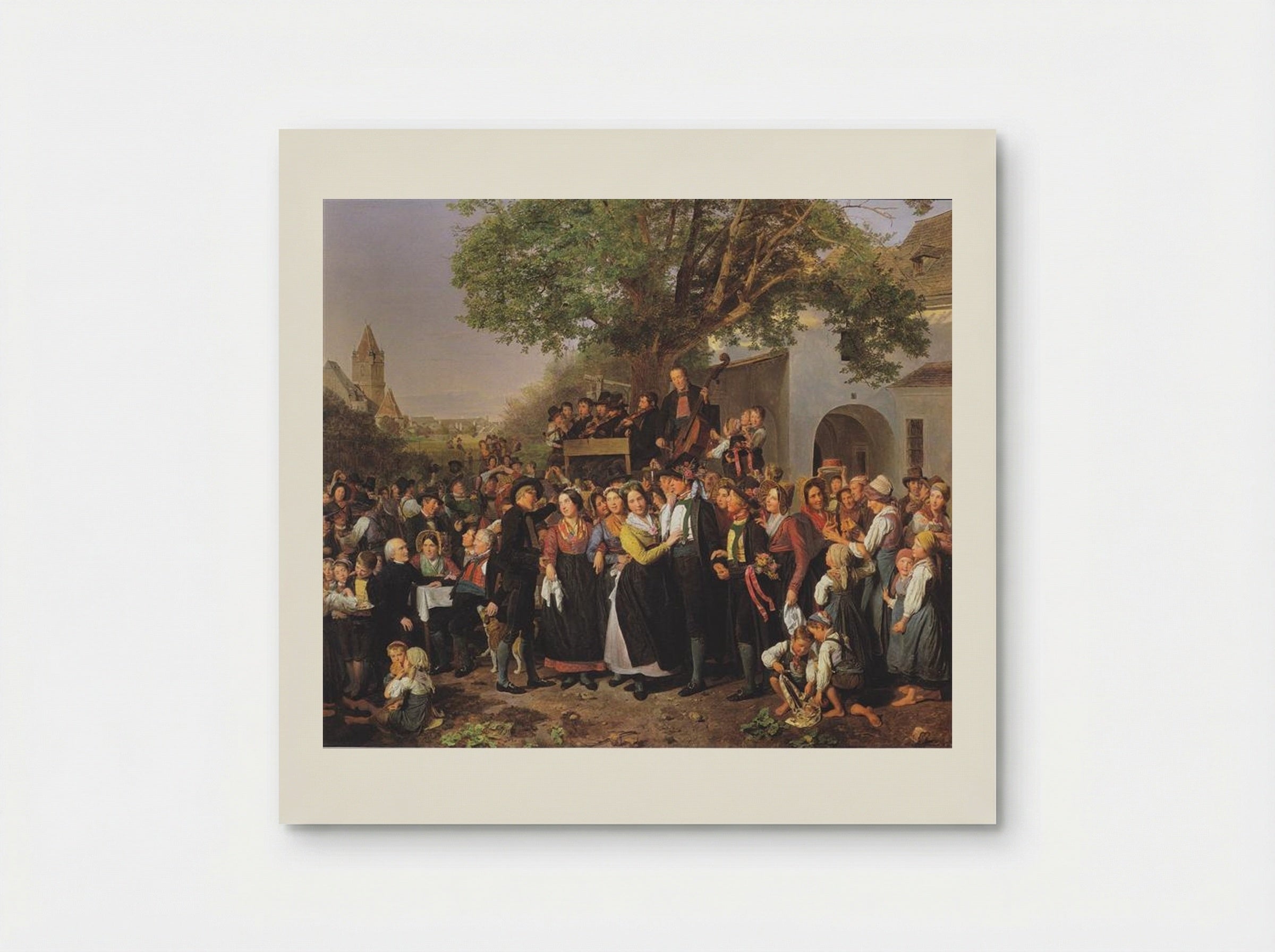 Lower-Austrian Peasant Wedding - Ferdinand Georg Waldmüller - Poster