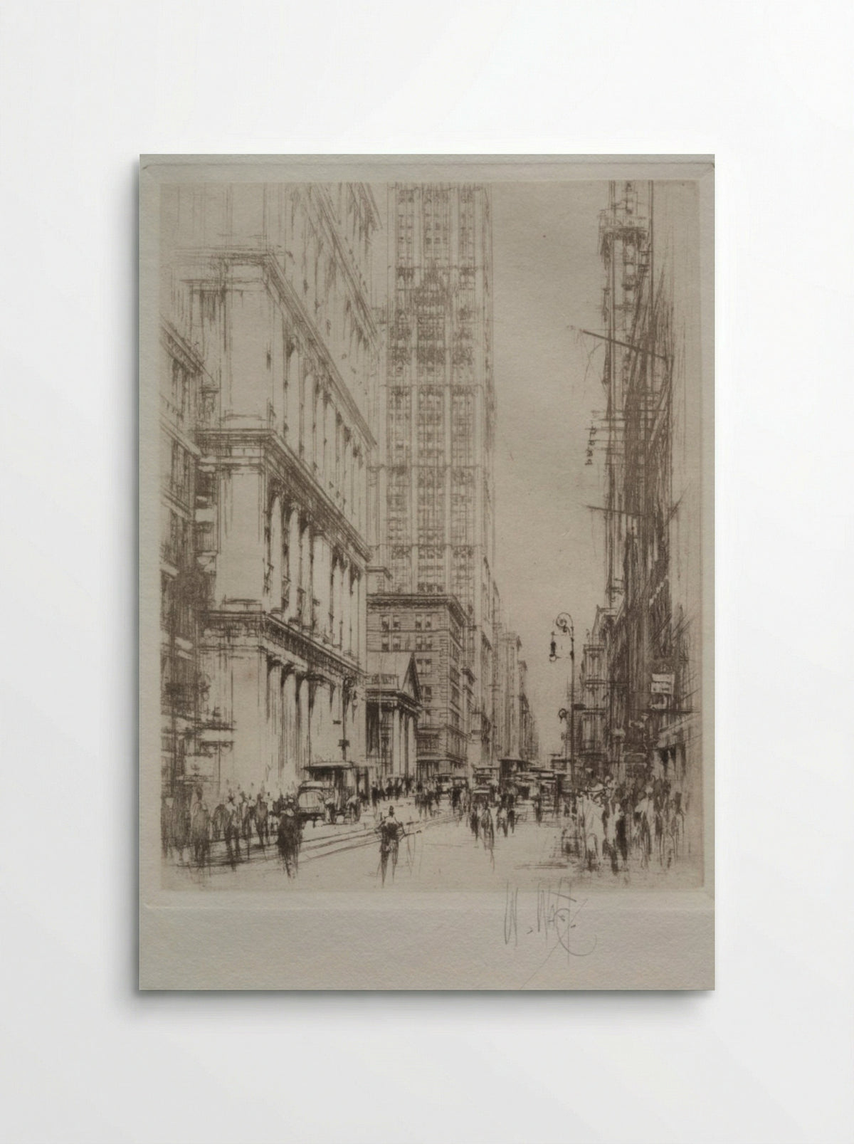 Lower Broadway - William Walcot - Poster