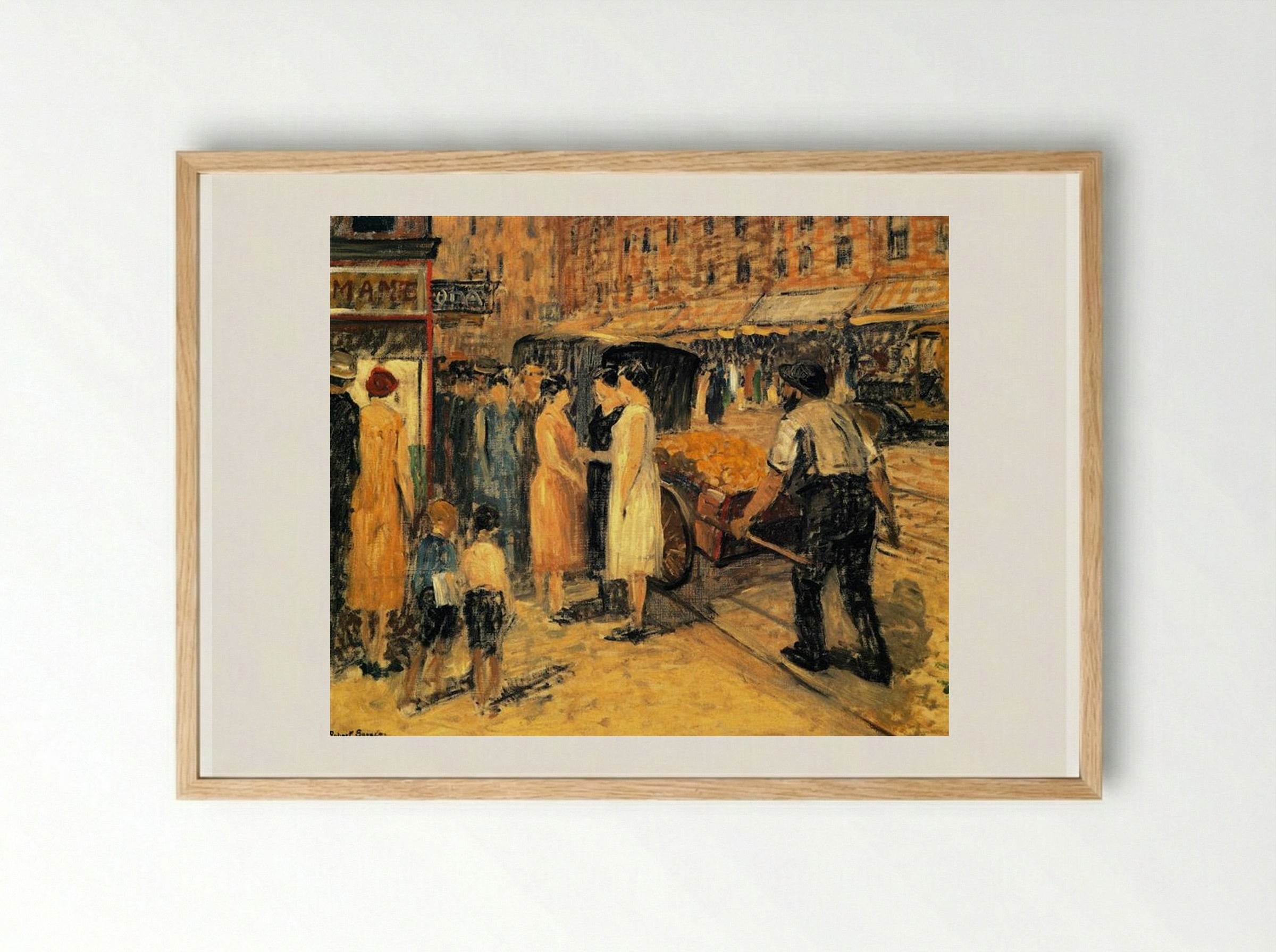 Lower East Side - Robert Spencer - Framed Print Wood