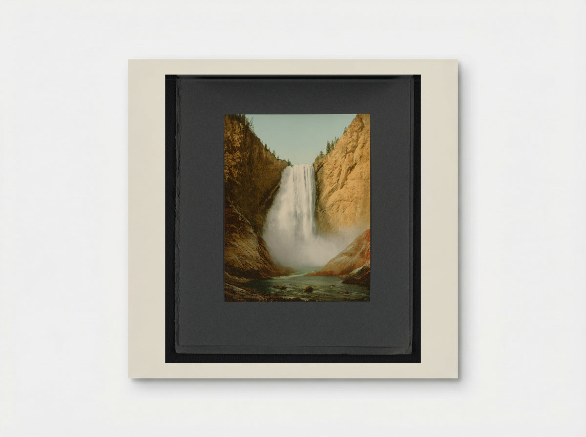 Lower Falls of the Yellowstone - William Henry Jackson - Poster