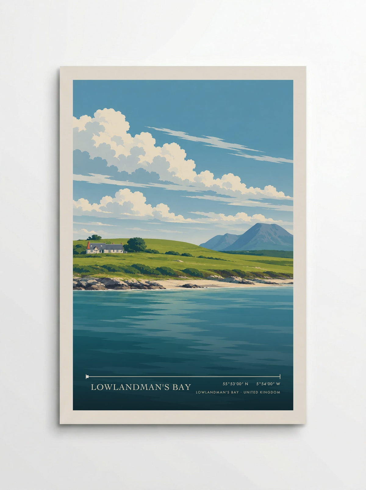 Lowlandman's Bay | Travel Poster - Poster