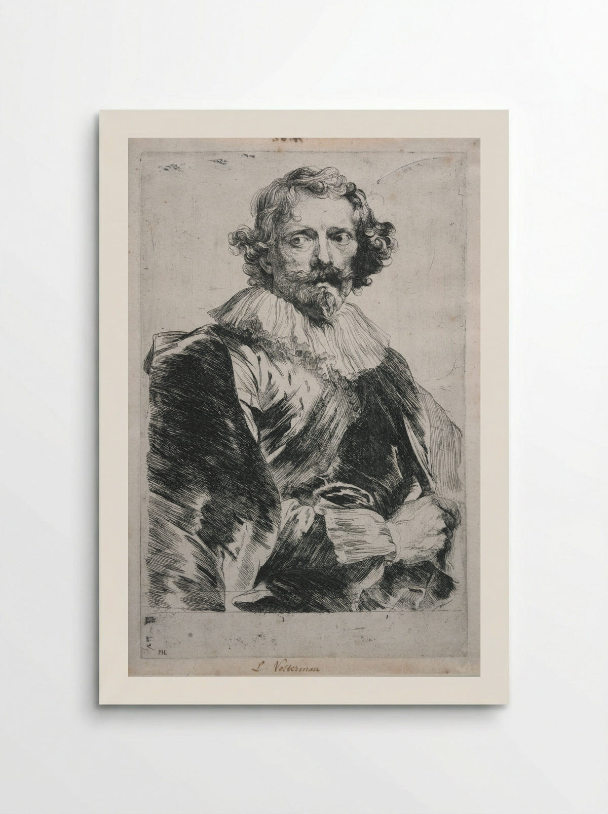 Lucas Vorsterman - Anthony van Dyck - Poster