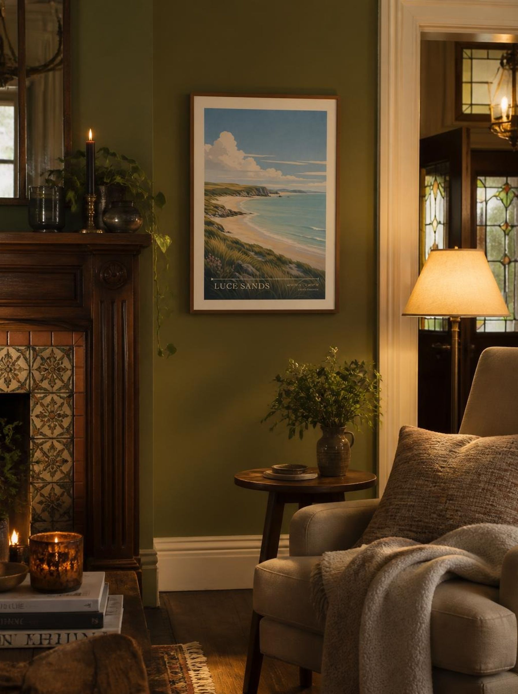 Luce Sands United Kingdom Travel Poster - Lifestyle