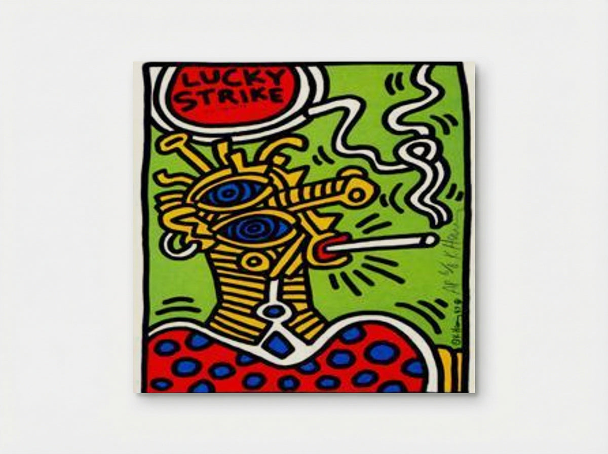 Lucky Strike - Keith Haring - Poster