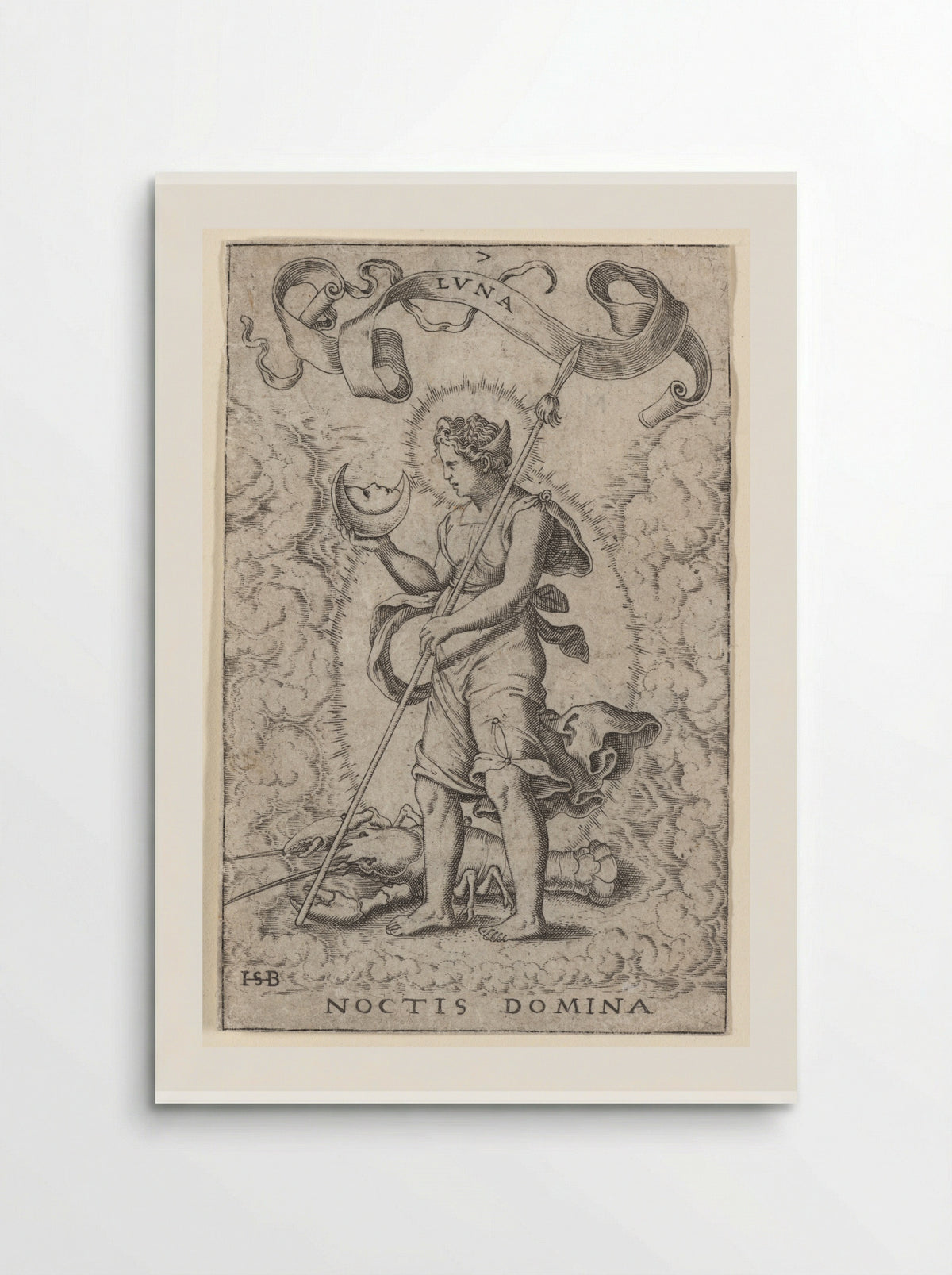 Luna (Noctis Domina) - Theodor de Bry - Poster