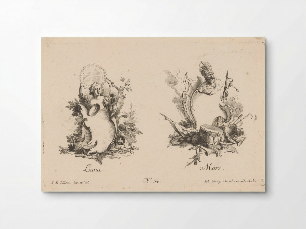Luna and Mars - Jakob Wangner - Poster
