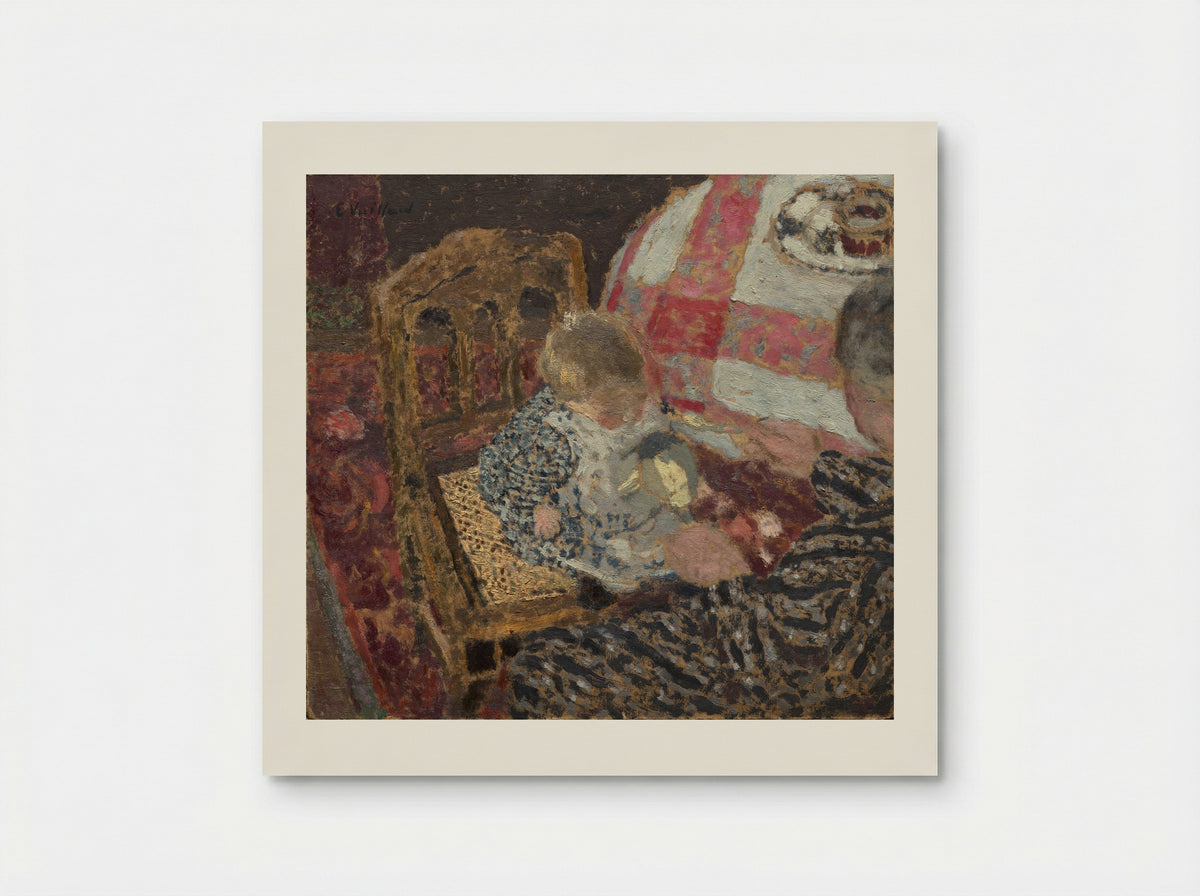 Luncheon (Annette and Her Grandmother) - Édouard Vuillard - Poster