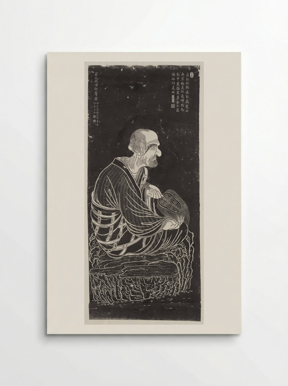 Luohan, after a set attributed to Guanxiu - Fine Art Print - Poster
