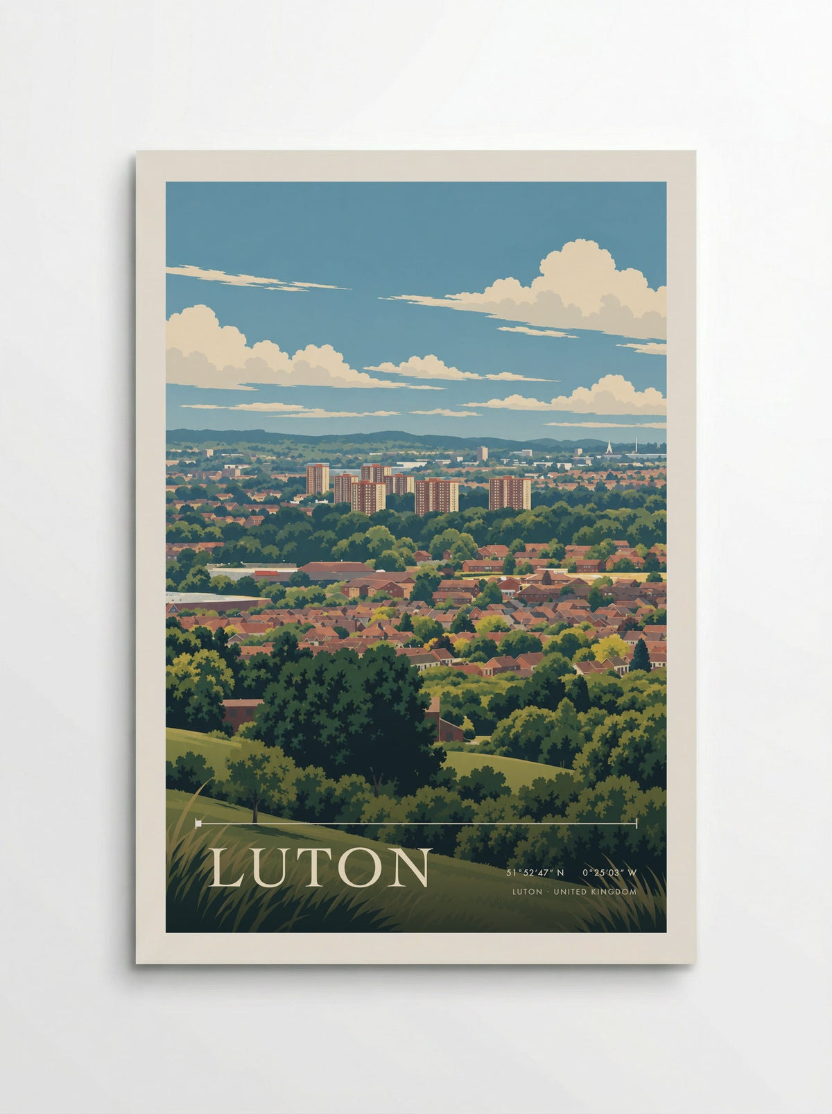 Luton | Travel Poster - Poster