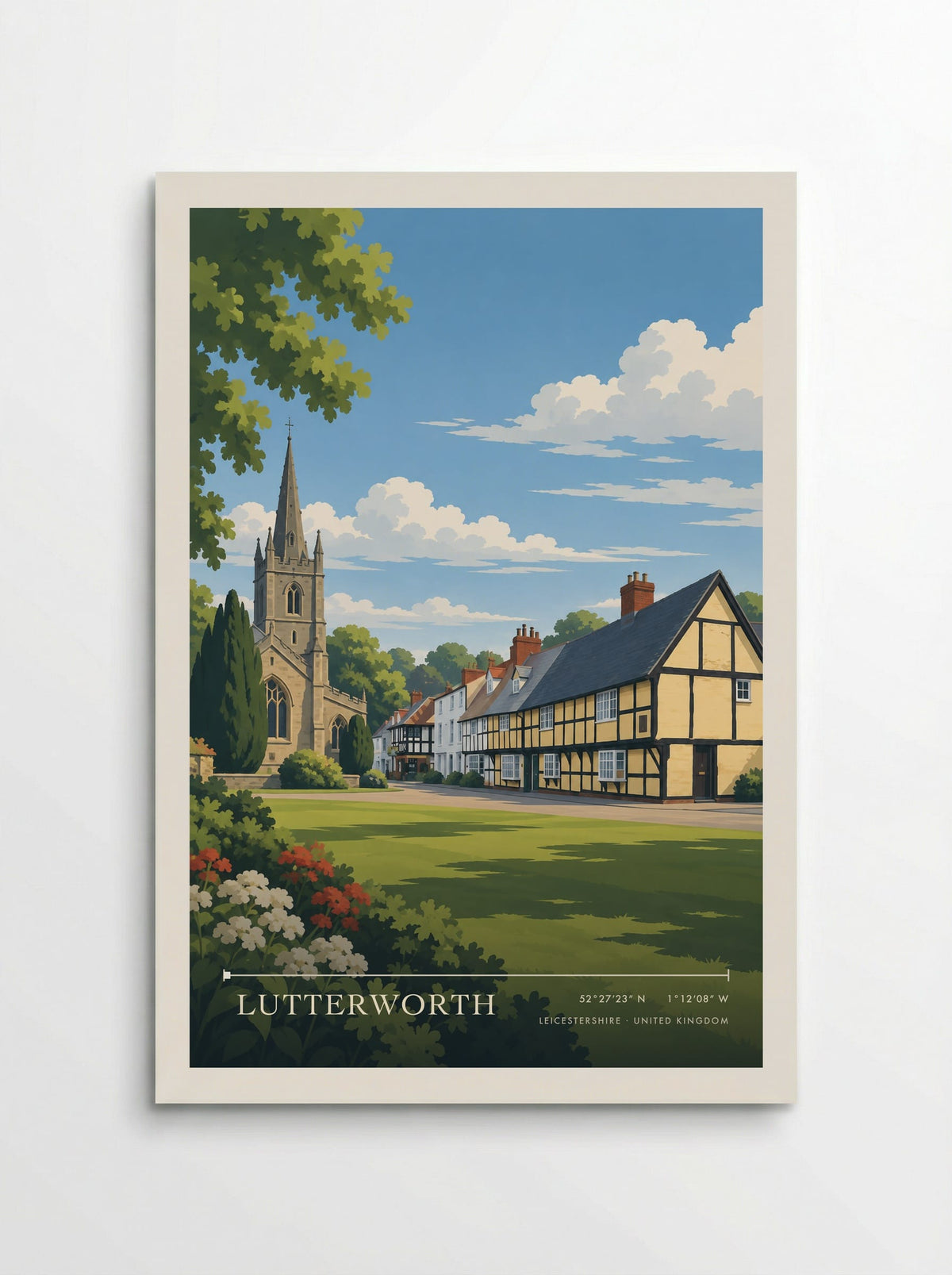 Lutterworth, Leicestershire | Travel Poster - Poster