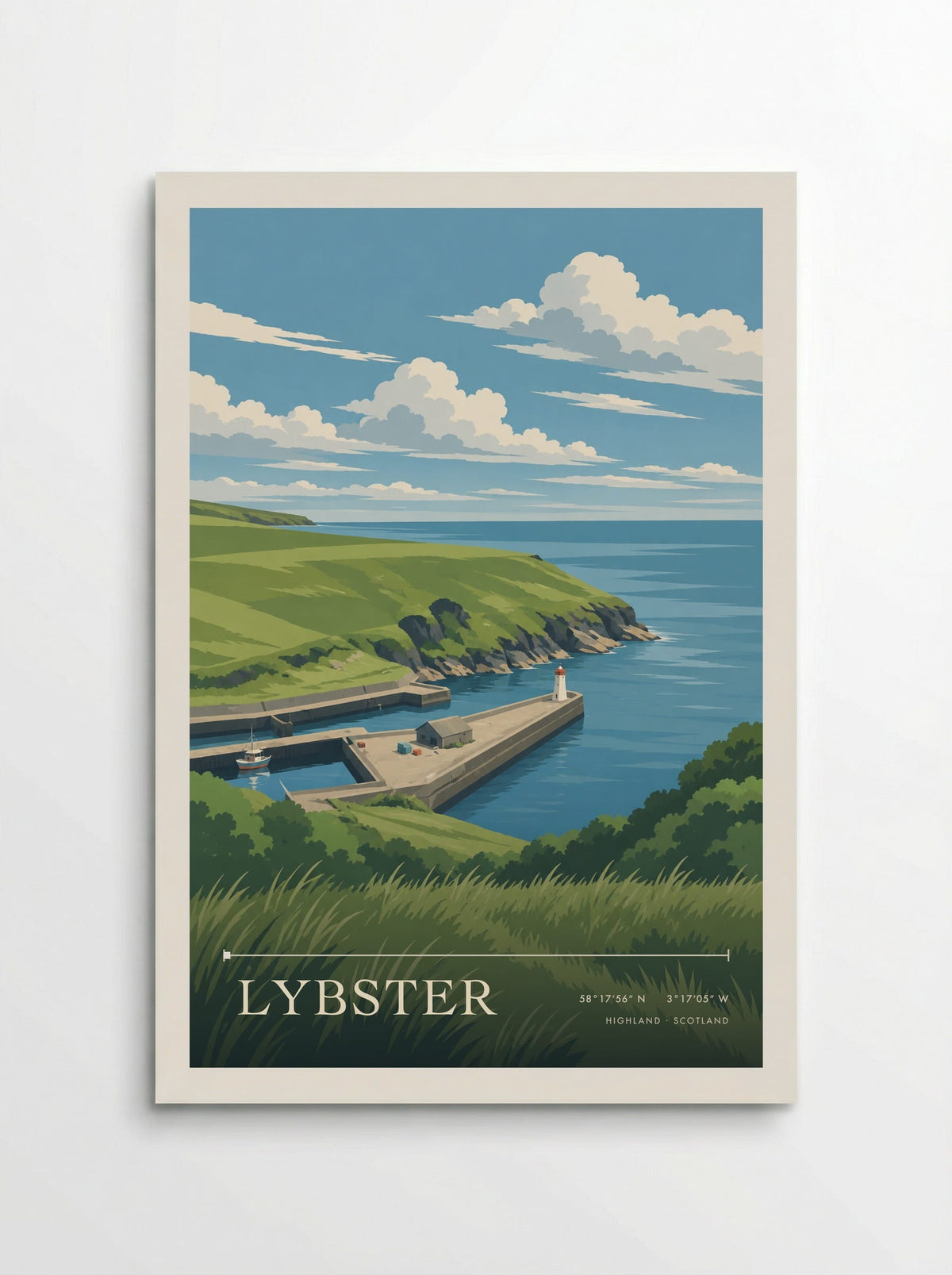 Lybster, Highland | Travel Poster - Poster