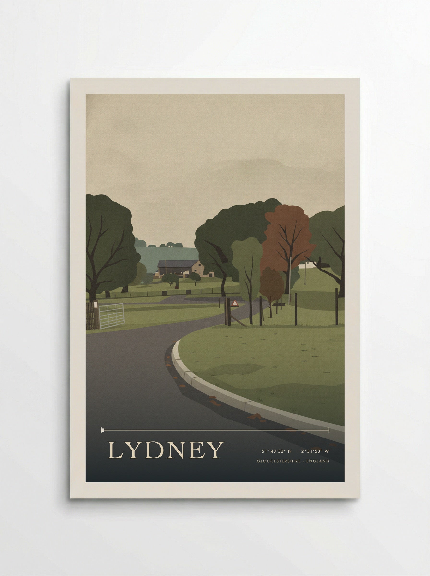 Lydney Gloucestershire England Travel Poster - Poster
