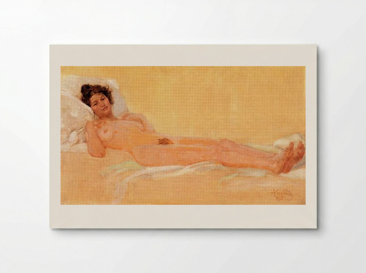 Lying Naked, Gabrielle - Frantisek Kupka - Poster