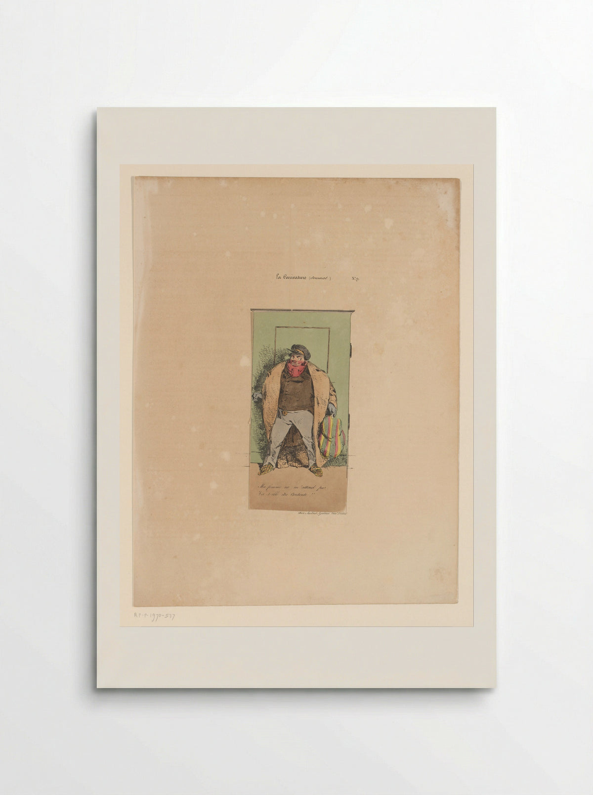Ma femme ne m'attend pas - Henry Bonaventure Monnier - Poster