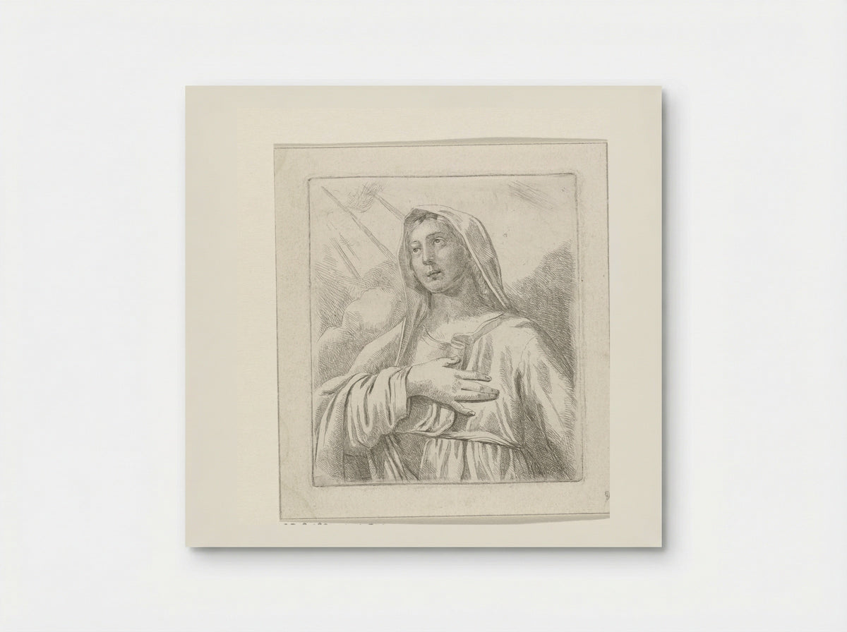 Maagd Maria - Elisabeth Alida Haanen - Poster