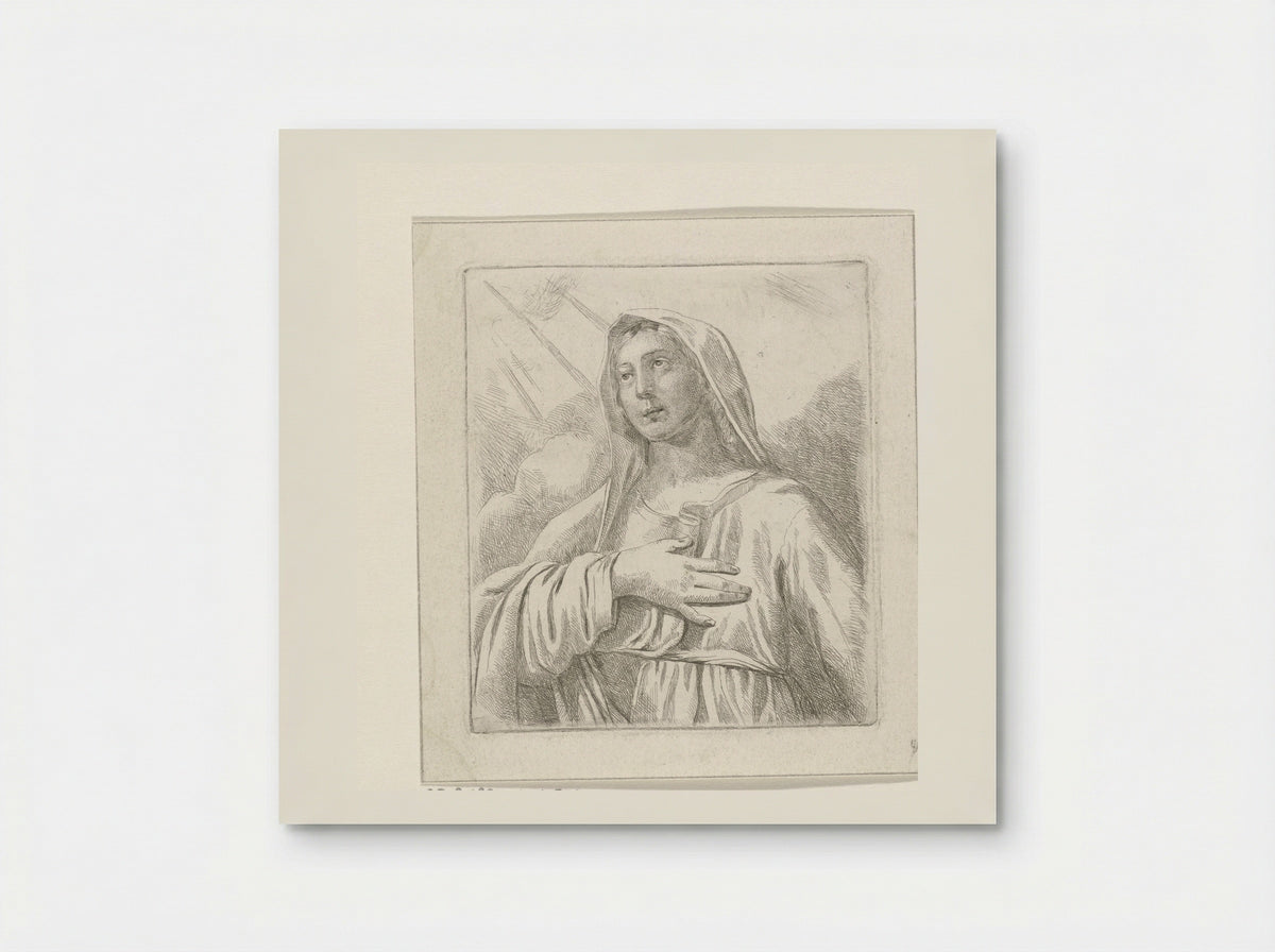Maagd Maria - Elisabeth Alida Haanen - Poster