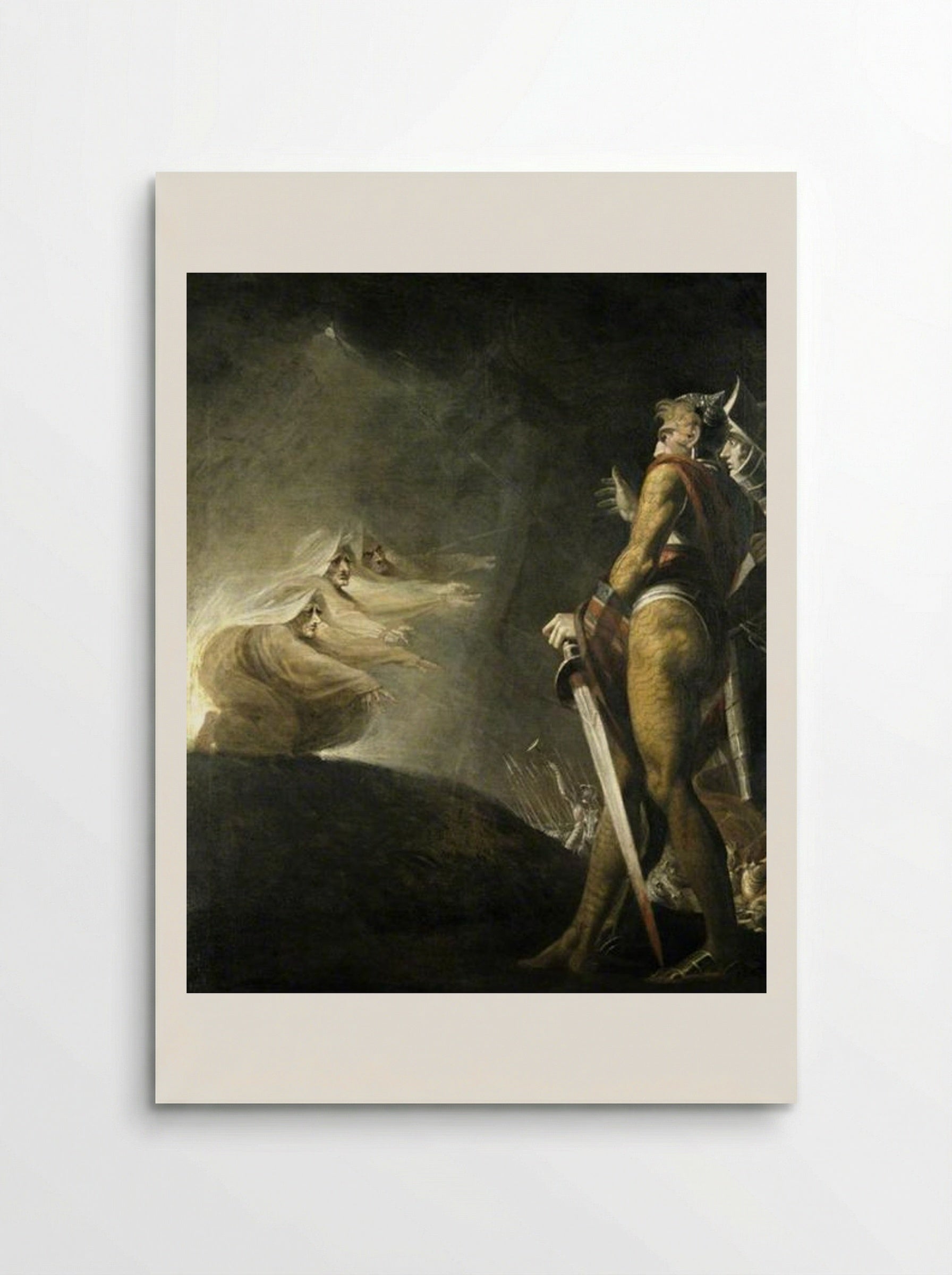 Macbeth, Banquo and the Witches - Henry Fuseli - Poster
