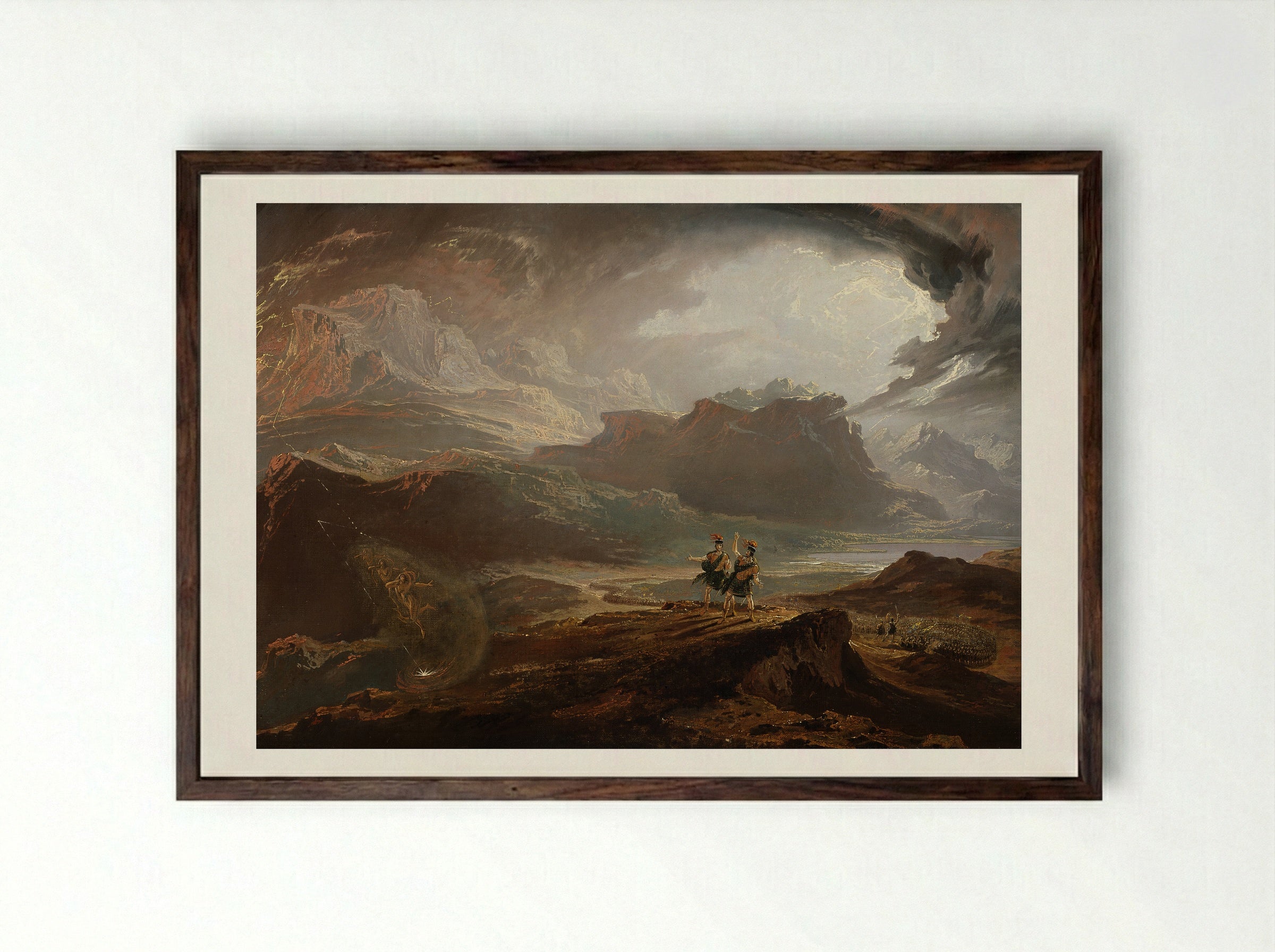 Macbeth - John Martin - Framed Print Dark Wood
