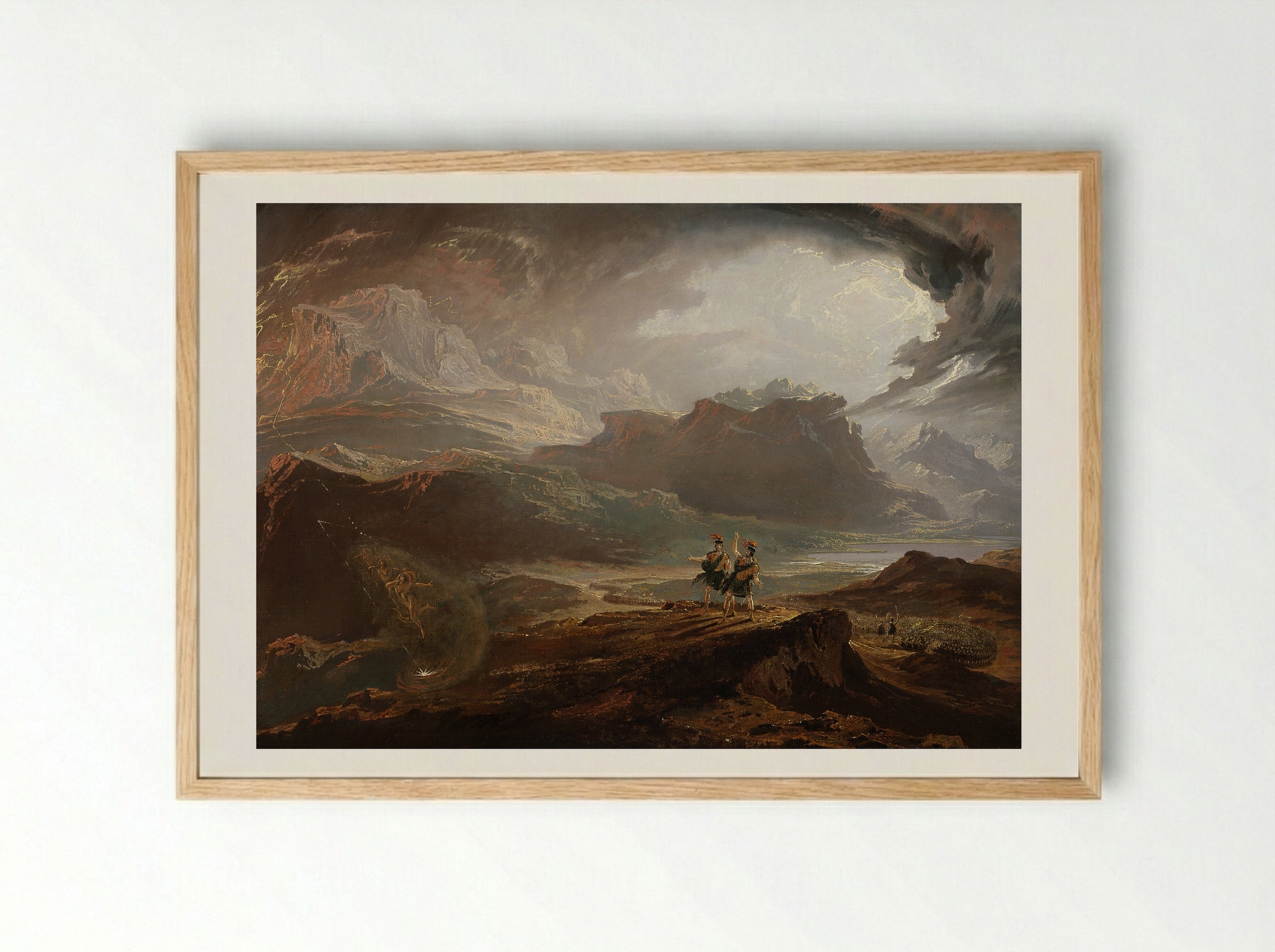 Macbeth - John Martin - Framed Print Wood