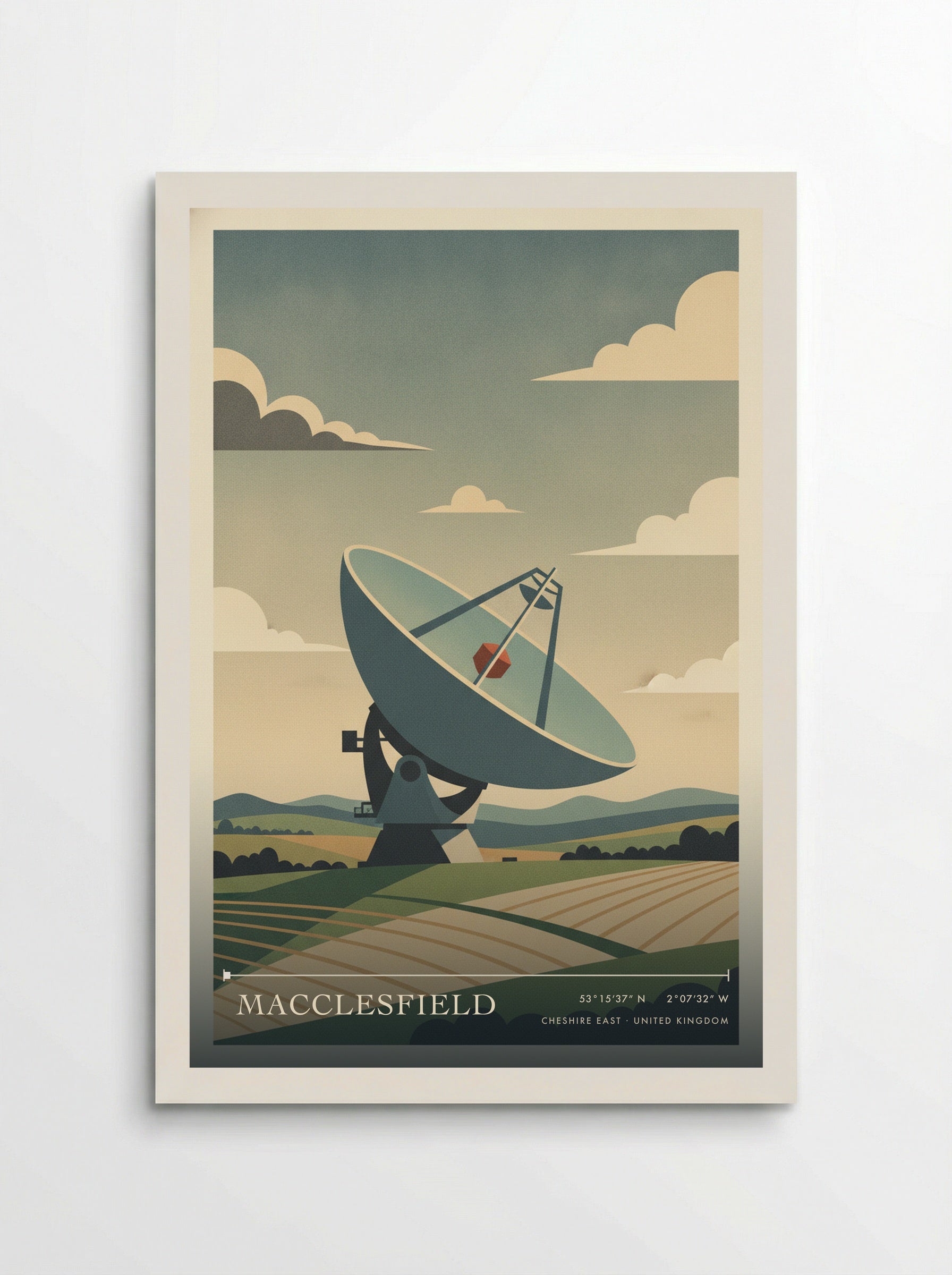 Macclesfield Cheshire East United Kingdom Travel Poster - Poster