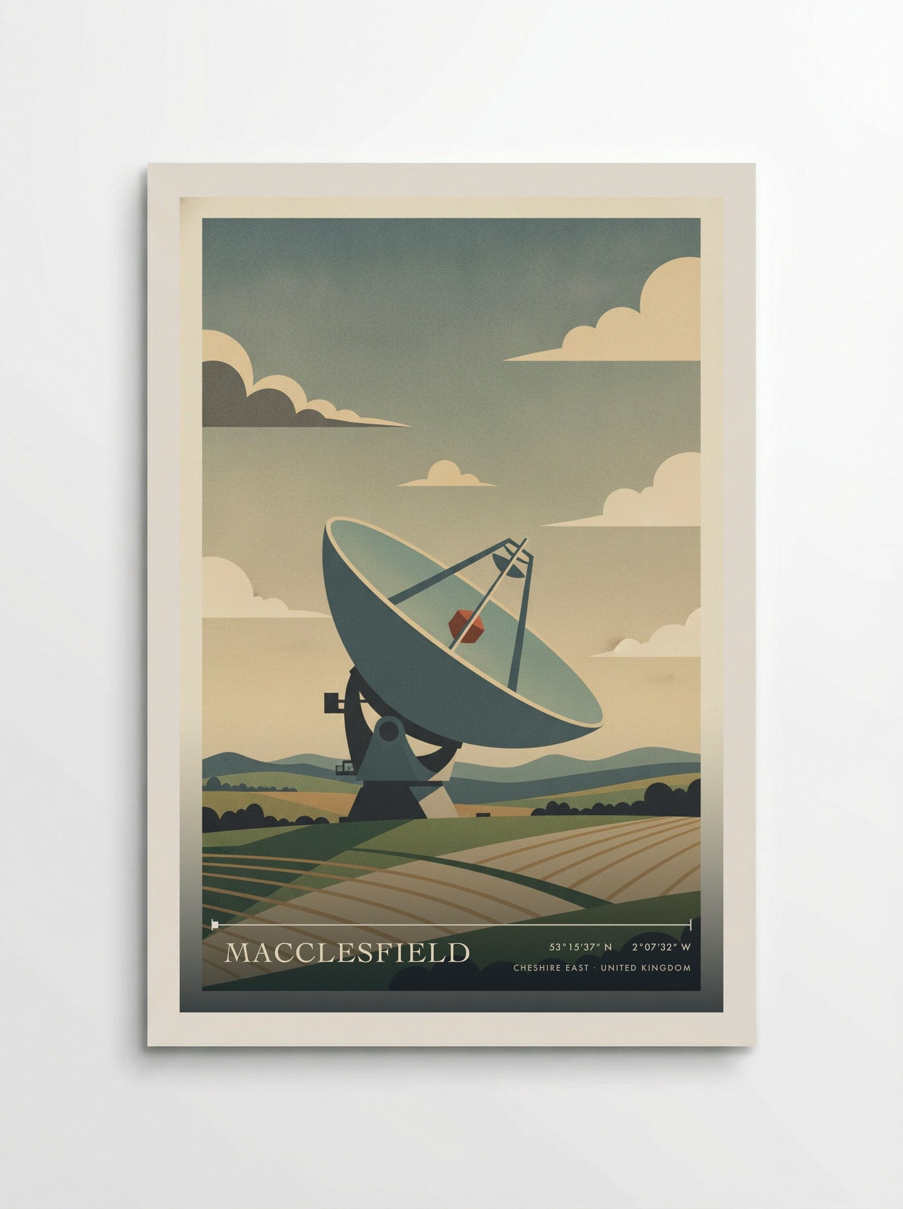 Macclesfield Cheshire East United Kingdom Travel Poster - Poster