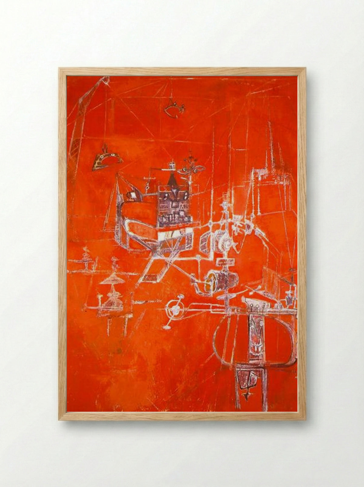 Machine - Hedda Sterne - Framed Print Wood
