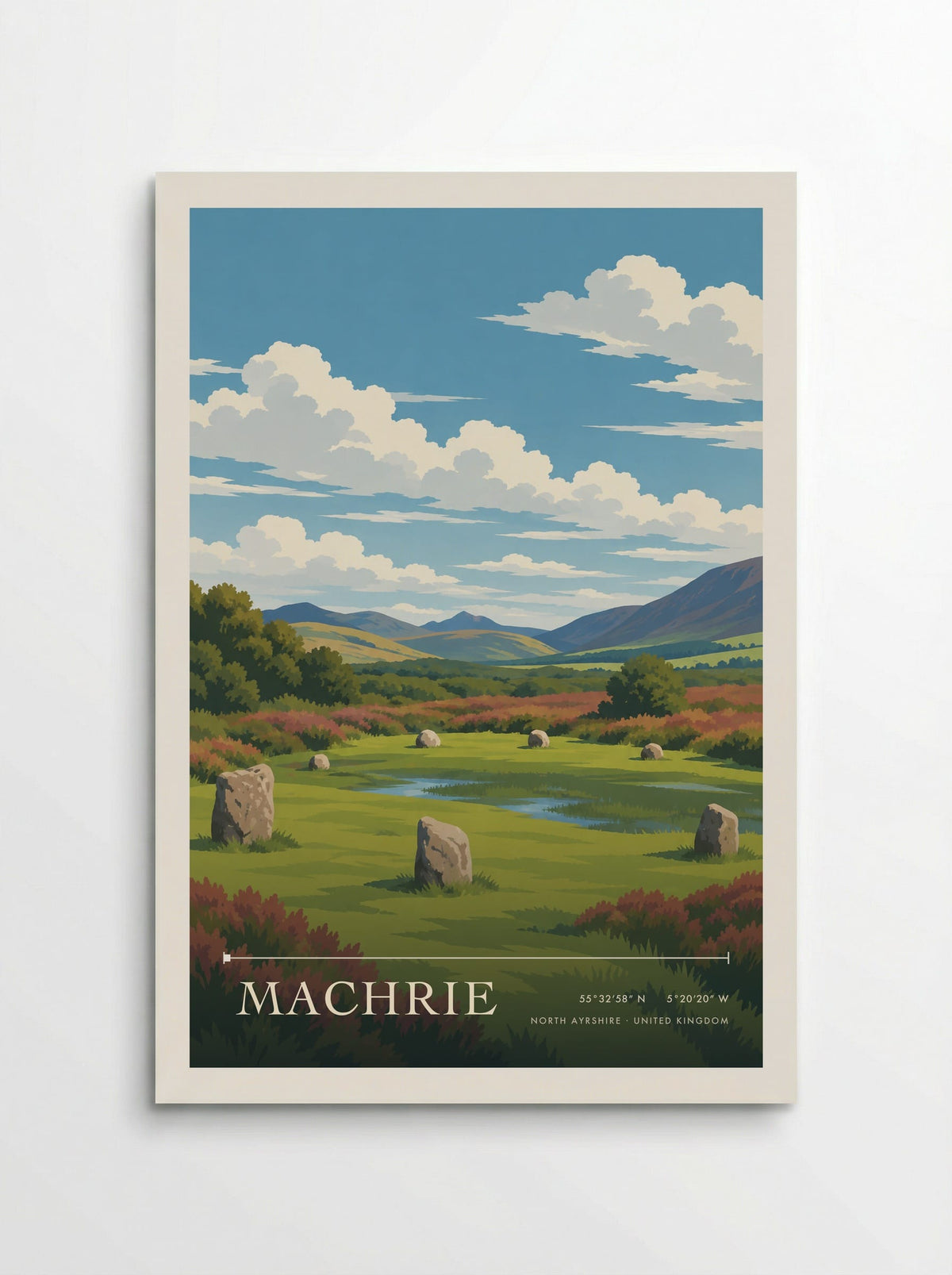 Machrie, North Ayrshire | Travel Poster - Poster