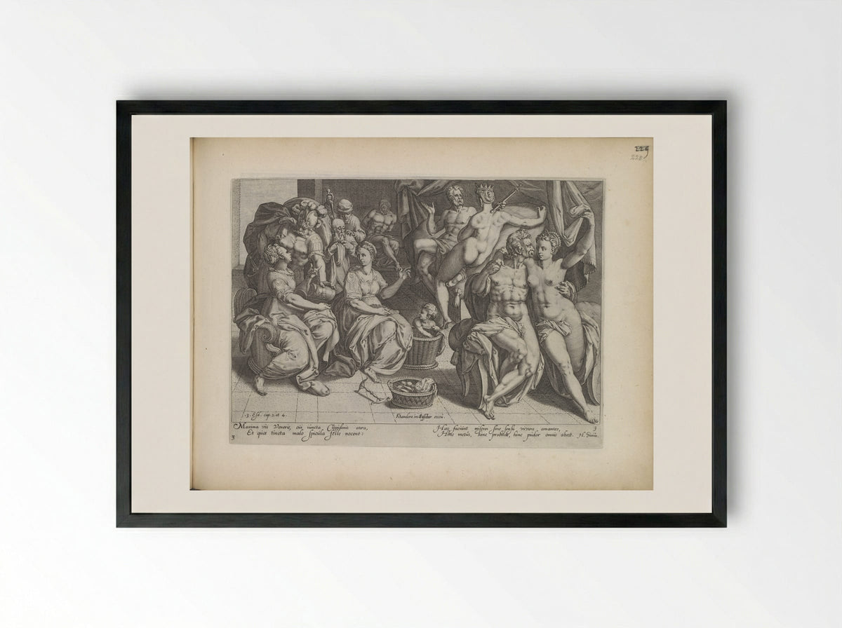 Macht van vrouwen (The Power of Women) - Zacharias Dolendo - Framed Print Black