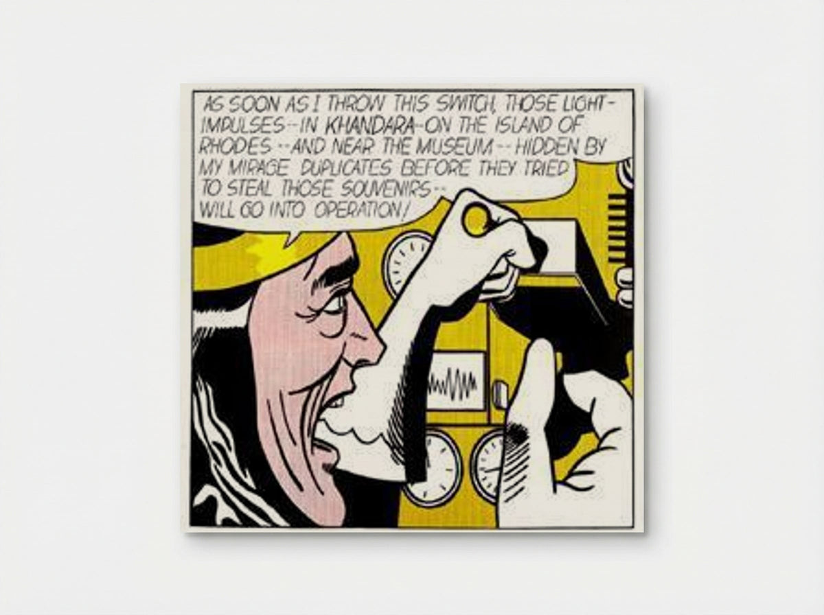 Mad Scientist - Roy Lichtenstein - Poster