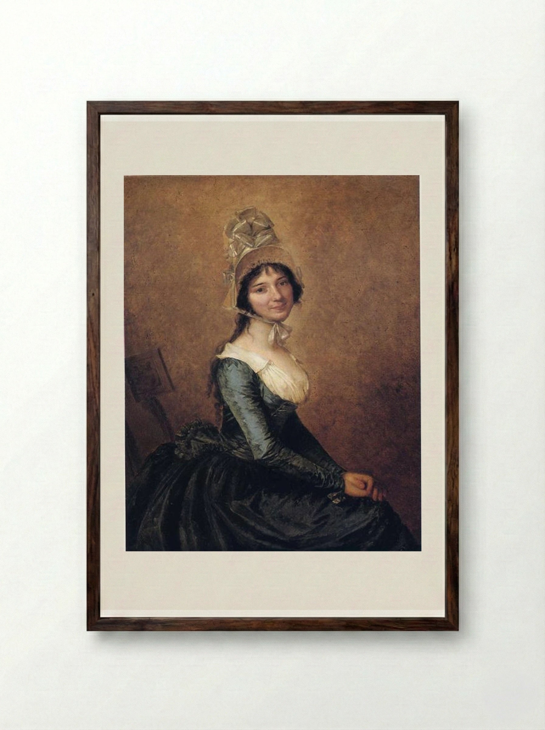 Madame Copia - Pierre-Paul Prud'hon - Framed Print Dark Wood