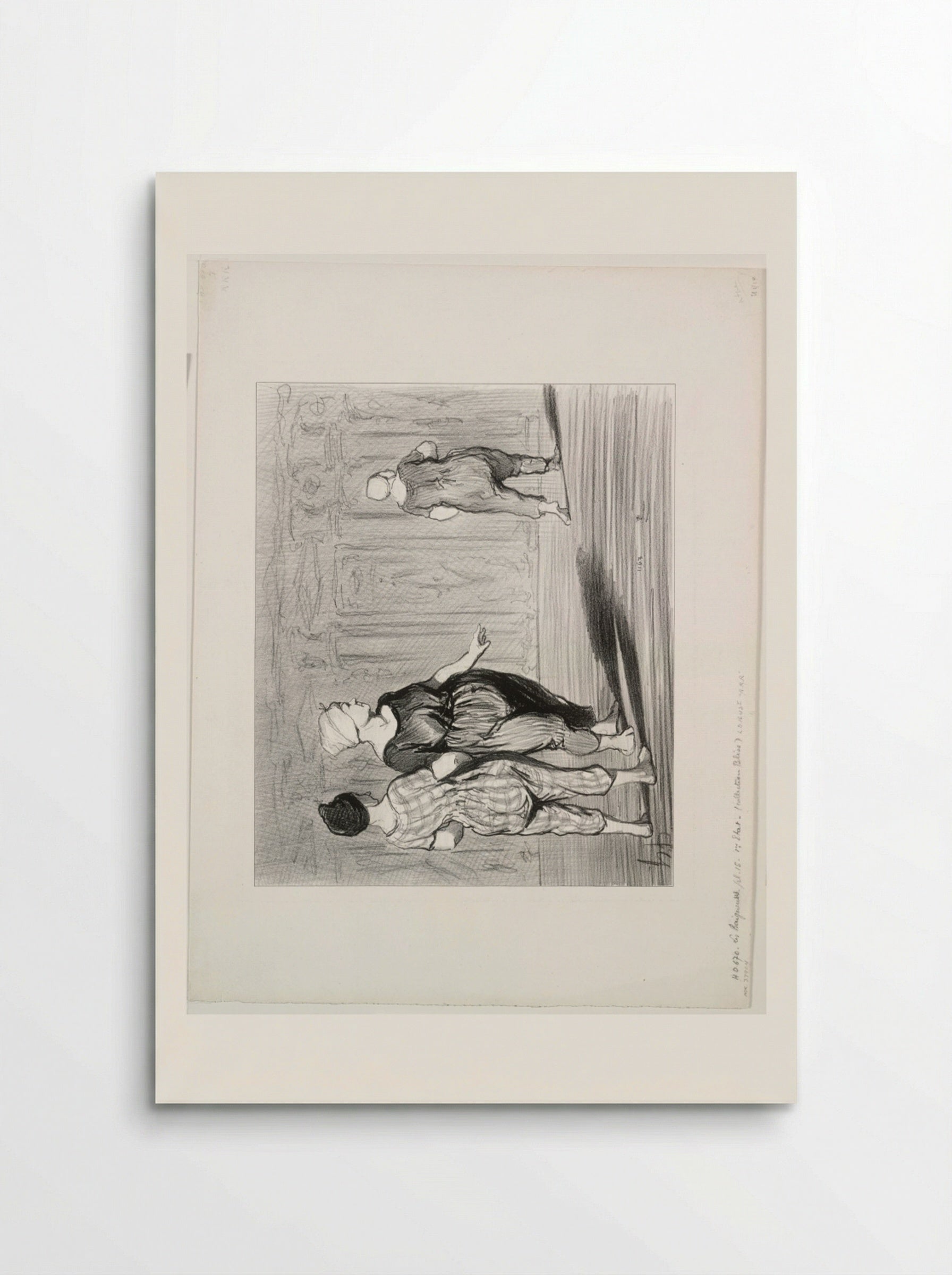 Madame Coquardeau still has a pretty figure after all! - Honoré Daumier - Poster