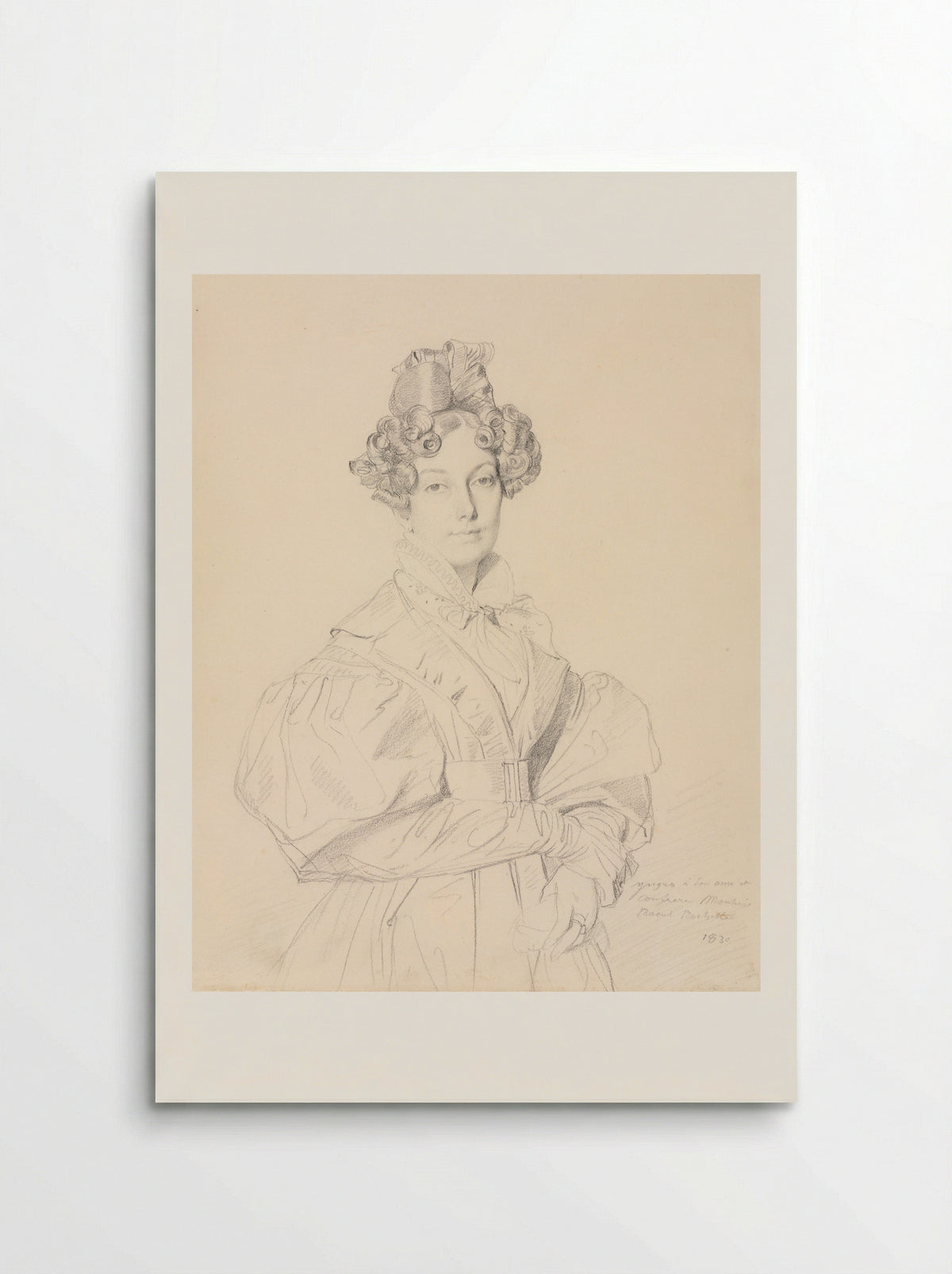 Madame Désiré Raoul-Rochette - Jean-Auguste-Dominique Ingres - Poster