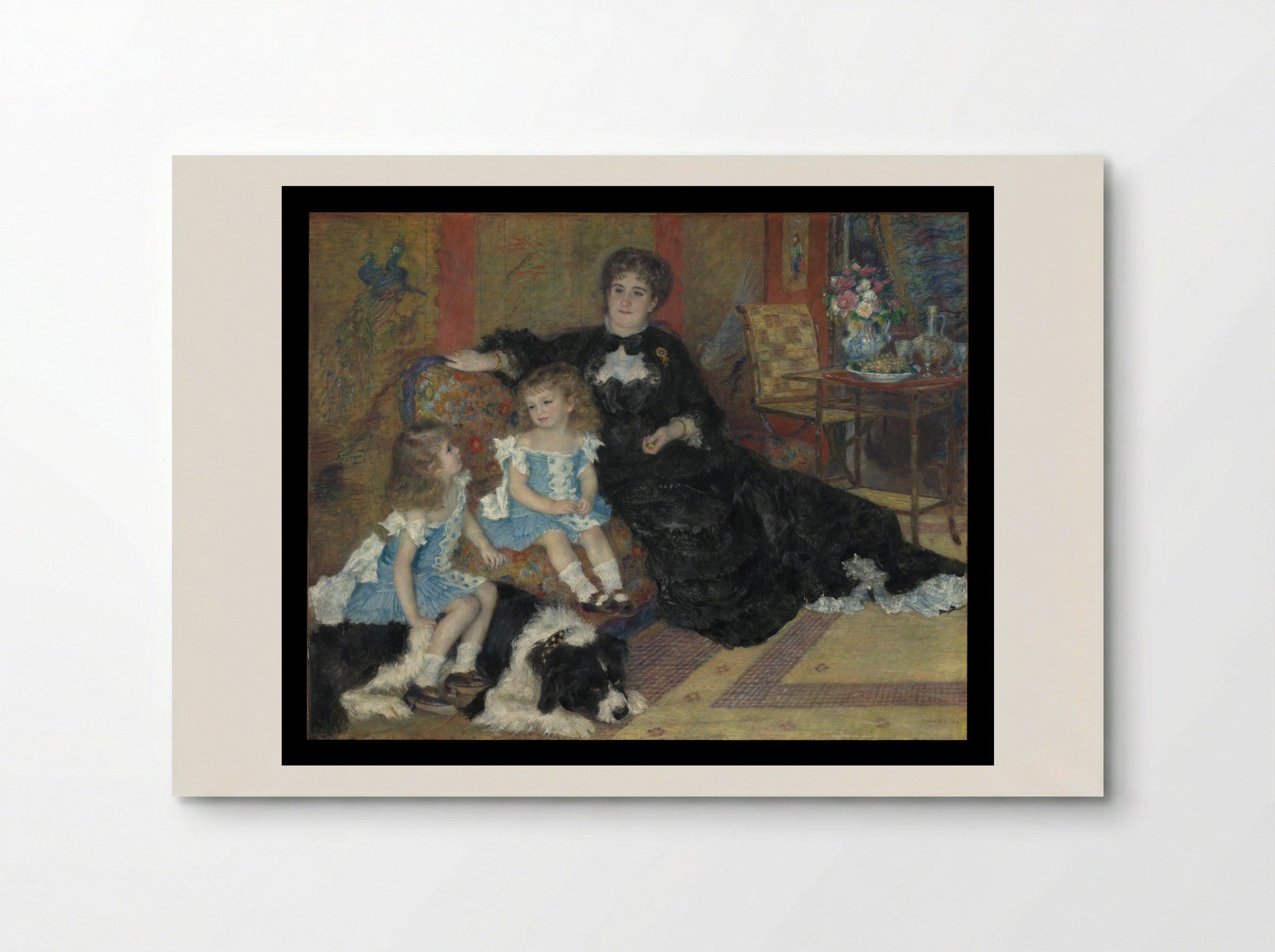 Madame Georges Charpentier and Her Children - Pierre-Auguste Renoir - Poster