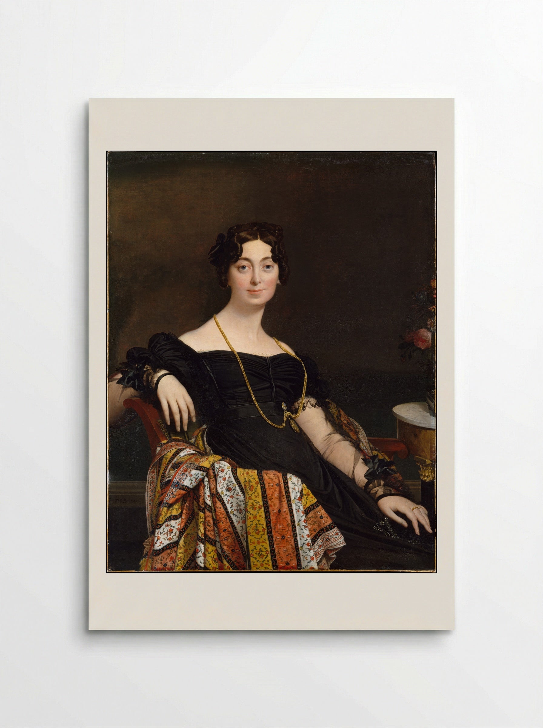 Madame Jacques-Louis Leblanc - Jean Auguste Dominique Ingres - Poster